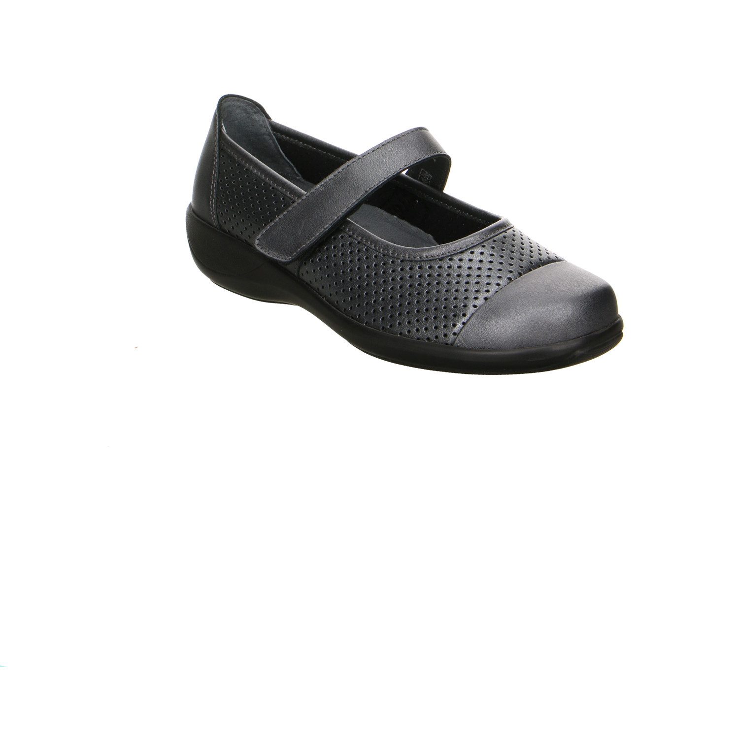 Stuppy Stuppy Ballerina Leder Slipper grau Slipper