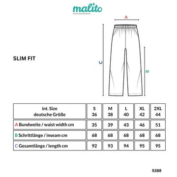 malito more than fashion Chinohose 5388 Hose in klassischer Basic-Form
