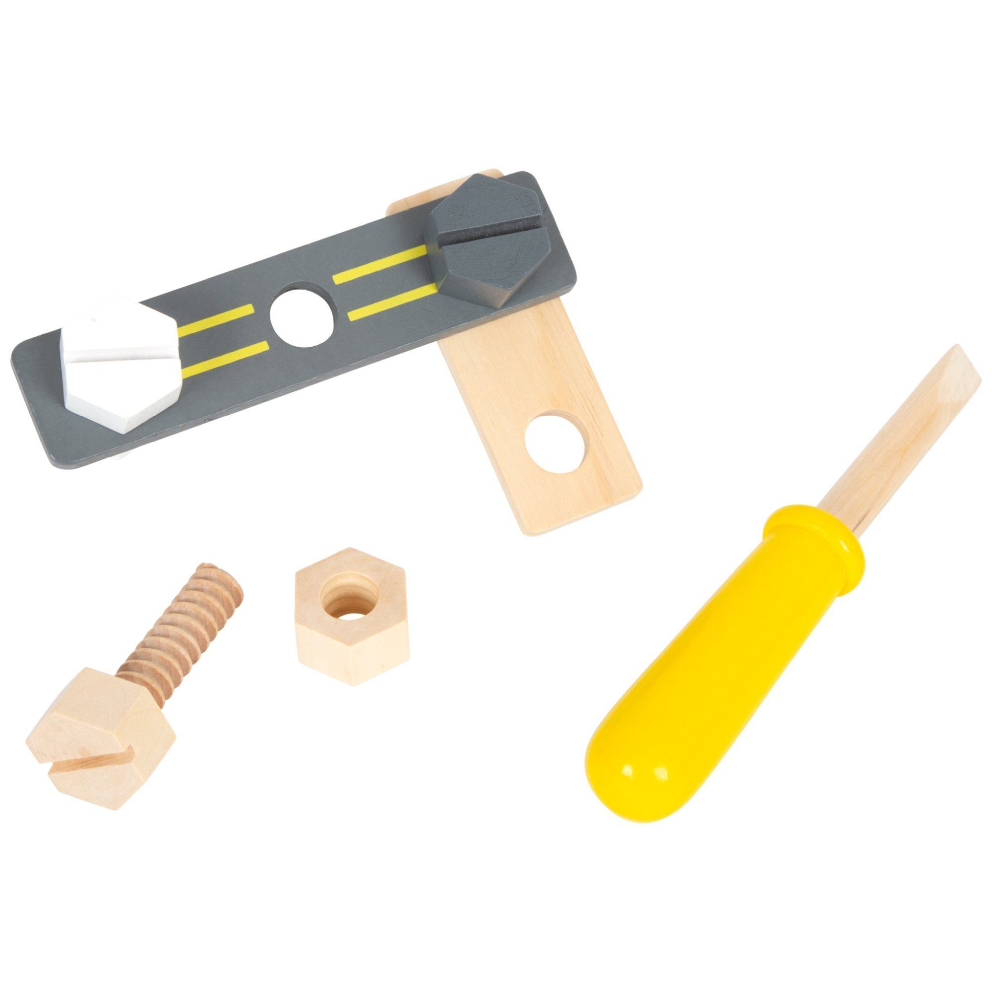 Small Foot Kinder-Werkzeug-Set small foot Werkzeuggürtel „Miniwob“, (15-tlg)