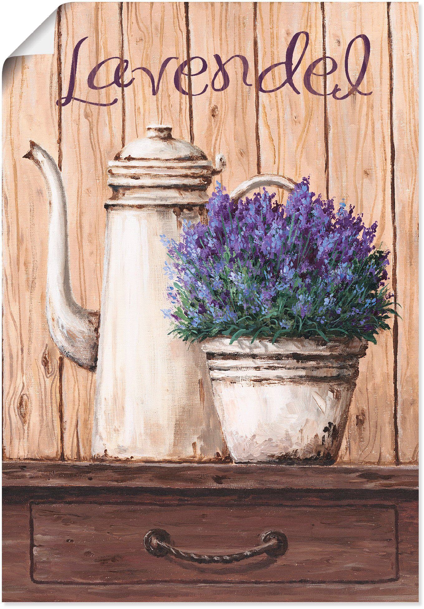Artland Wandbild Lavendel Vasen Topfe 1 Stuck In Vielen Grossen Produktarten Alubild Outdoorbild Fur Den Aussenbereich Leinwandbild Poster Wandaufkleber Wandtattoo Auch Fur Badezimmer Geeignet Online Kaufen Otto
