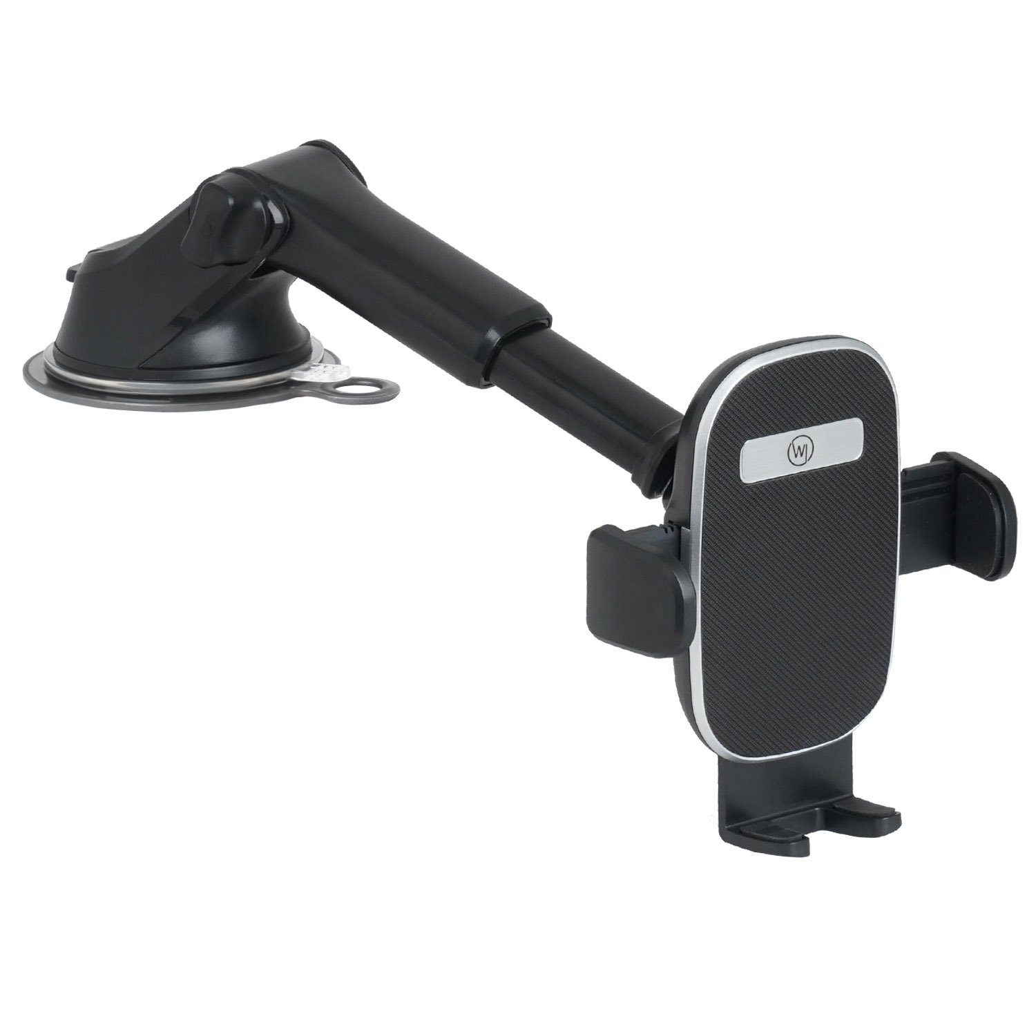Wicked Chili Smartphone-Halterung Universald KFZ Handyhalterung iPhone 17 16 15 Samsung Galaxy, (1er Set, 2-tlg., Hals von 80-126 mm ausziehbar + Saugnapf Adapt – Bild 5 von 5