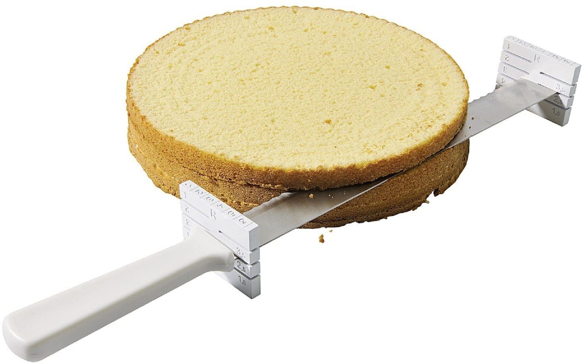 Kaiser Backformen Tortenschneider Kaiser Inspiration Tortenschneider mit Distanzhaltern 32 cm, Kuchenschneider für präzise Schnitte