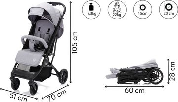 Fillikid Kinder-Buggy Styler Elite, hellgrau melange