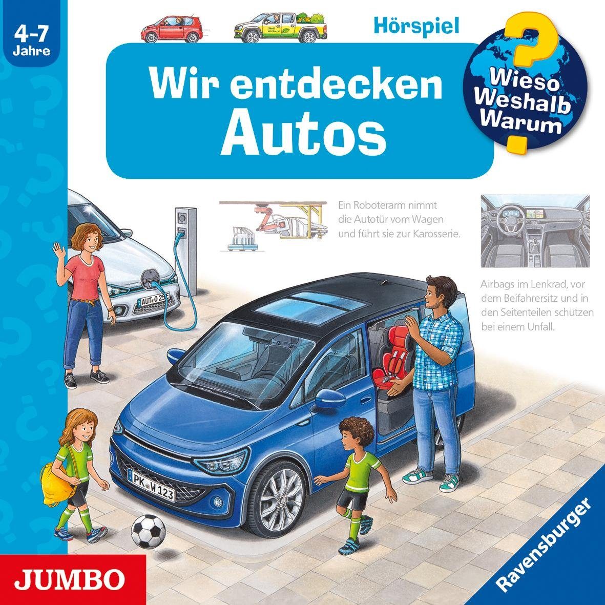 JUMBO Verlag Hörspiel-CD Wieso? Weshalb? Warum? Wir entdecken Autos, 1 Audio-CD