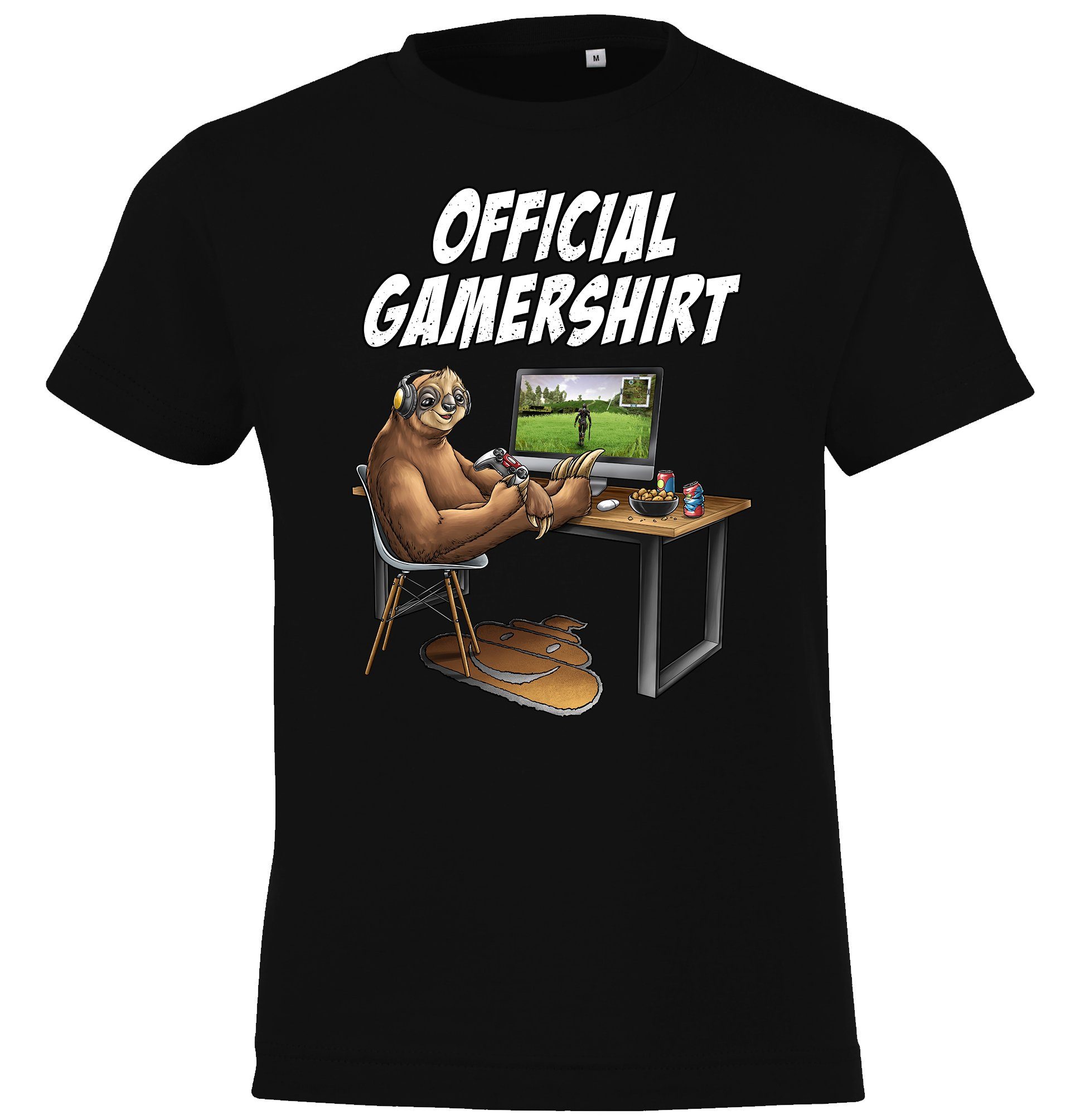 T-Shirt Official Gamershirt T-Shirt für Jungen und Mädchen