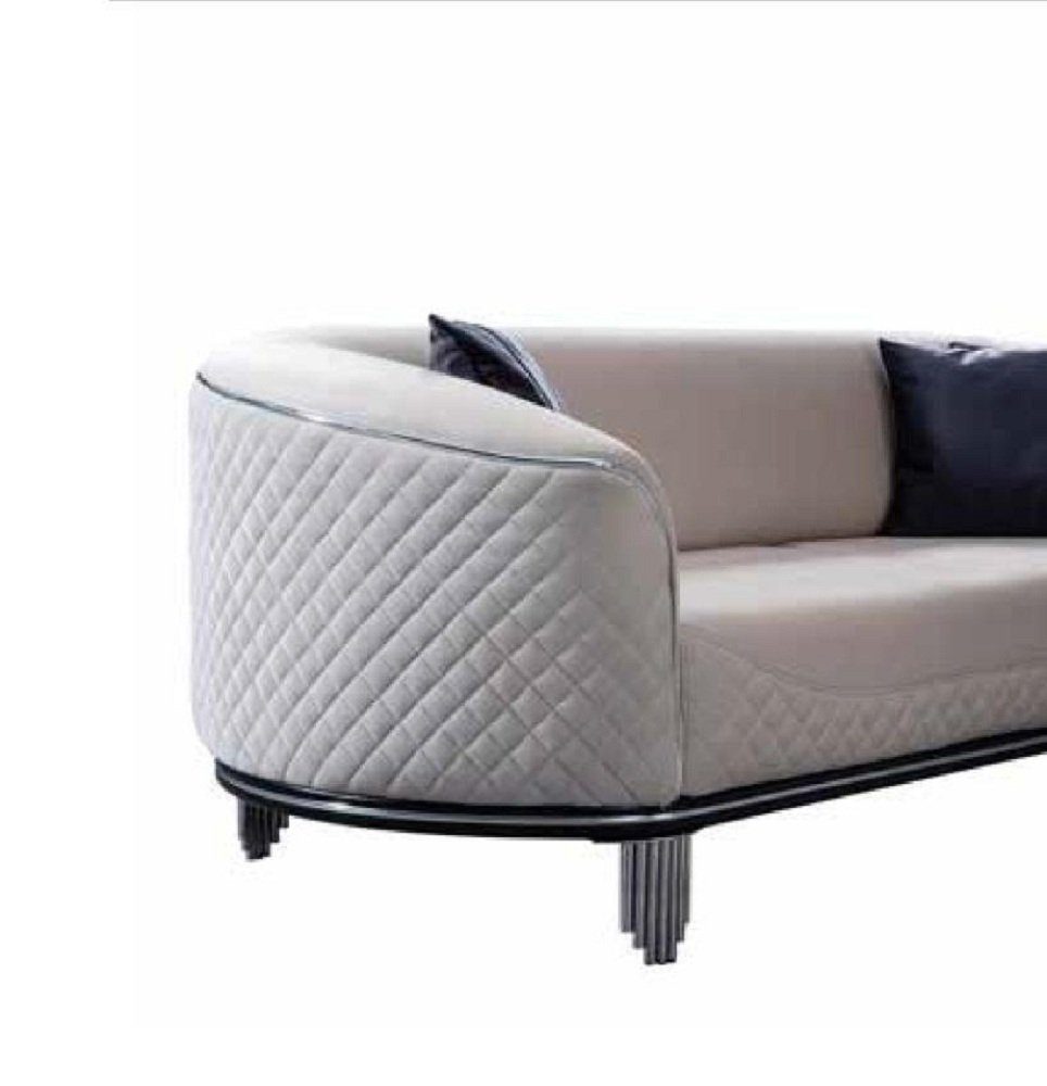 1 in Moderne 3-Sitzer Europa JVmoebel Textilsofas, Designer Dreisitzer Made Sofa Teile, Luxus Sitzcouch