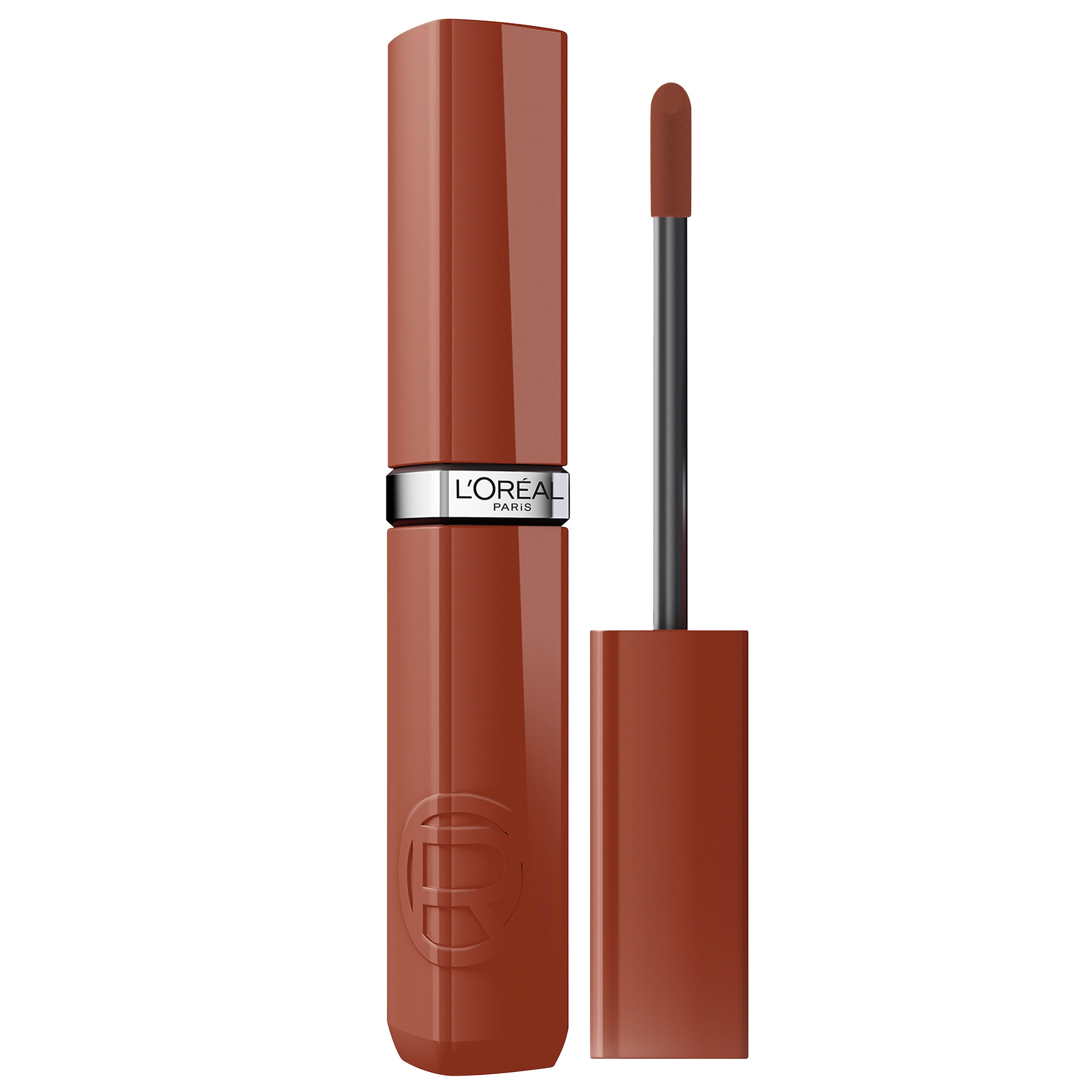 L'ORÉAL PARIS Lippenstift INFAILLIBLE LAQUE RESISTANCE 16H, mit intensiver Farbe und Glanz, bis zu 16 Stunden Halt