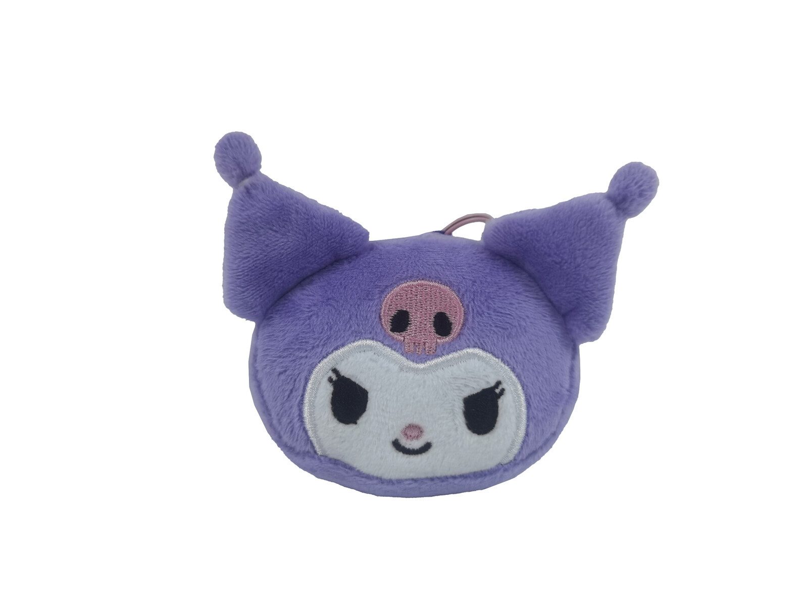 SANRIO Schlüsselanhänger Kuromi 3D Schlüsselanhänger Plüsch für Fans Alltag und Geschenkidee