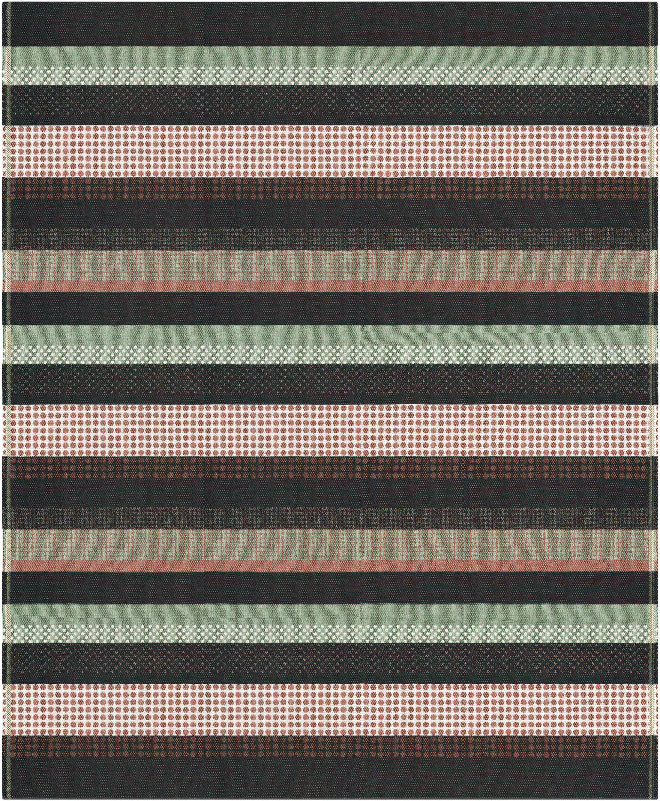 Plaid Plaid Hugo 140x170 cm, Ekelund, Pixel gewebt (6-farbig)