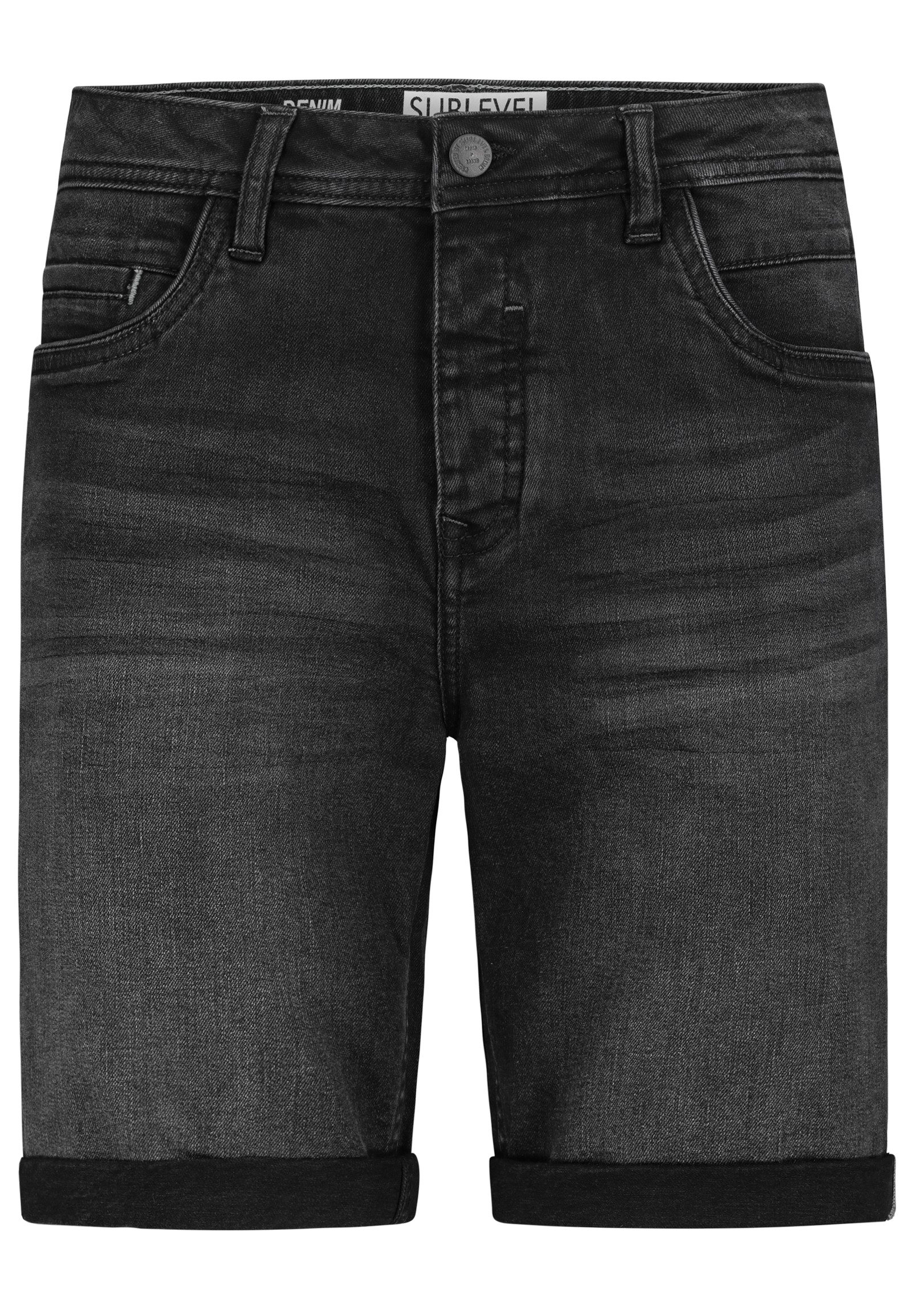 SUBLEVEL Jeansshorts im 5-Pocket-Style mit Aufschlag günstig online kaufen