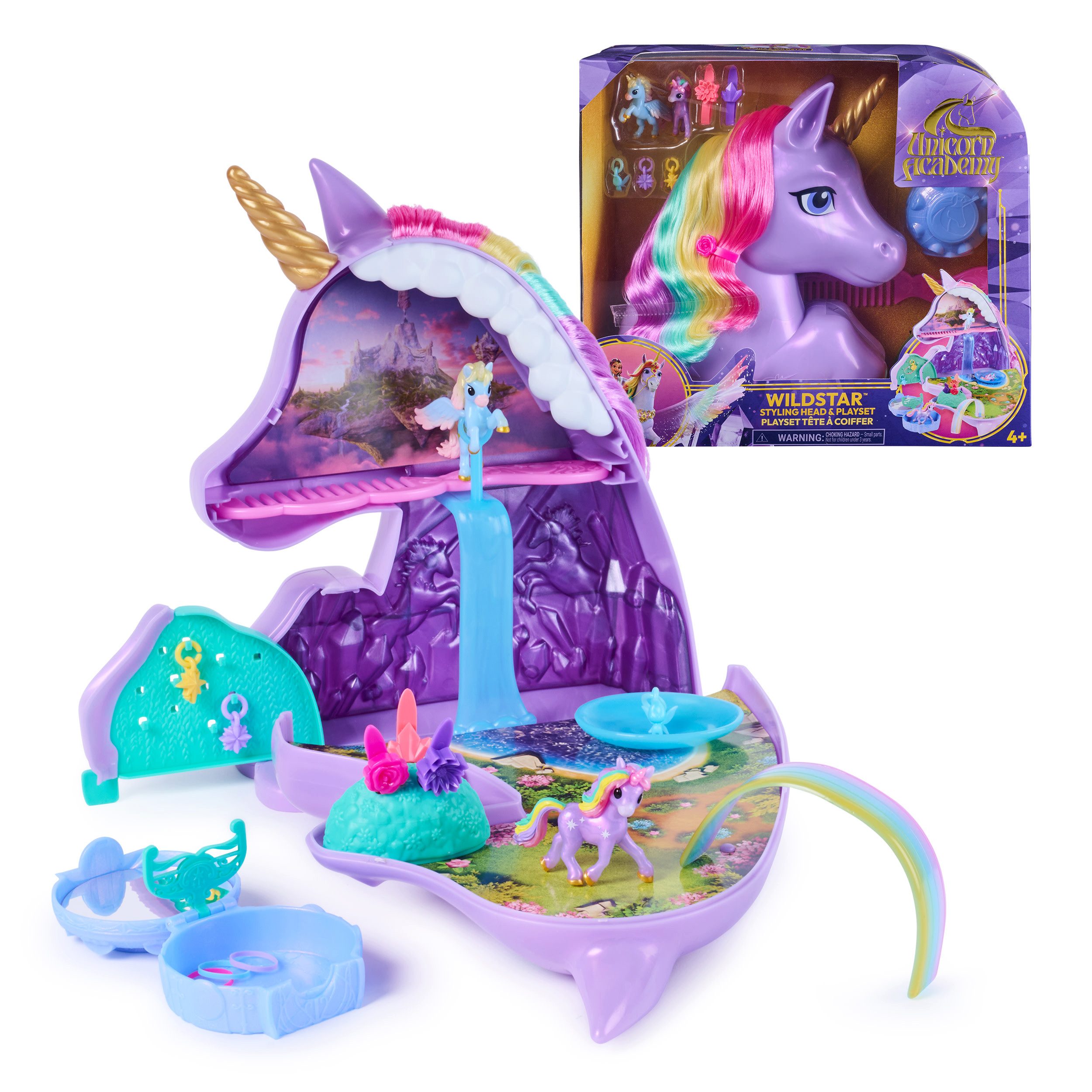 Spin Master Spielwelt Unicorn Academy - Styling Kopf Spielset Wildstar
