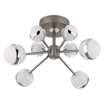 Globo LED Deckenleuchte, Deckenlampe Deckenleuchte Wohnzimmerlampe dimmbar Fernbedienung LED