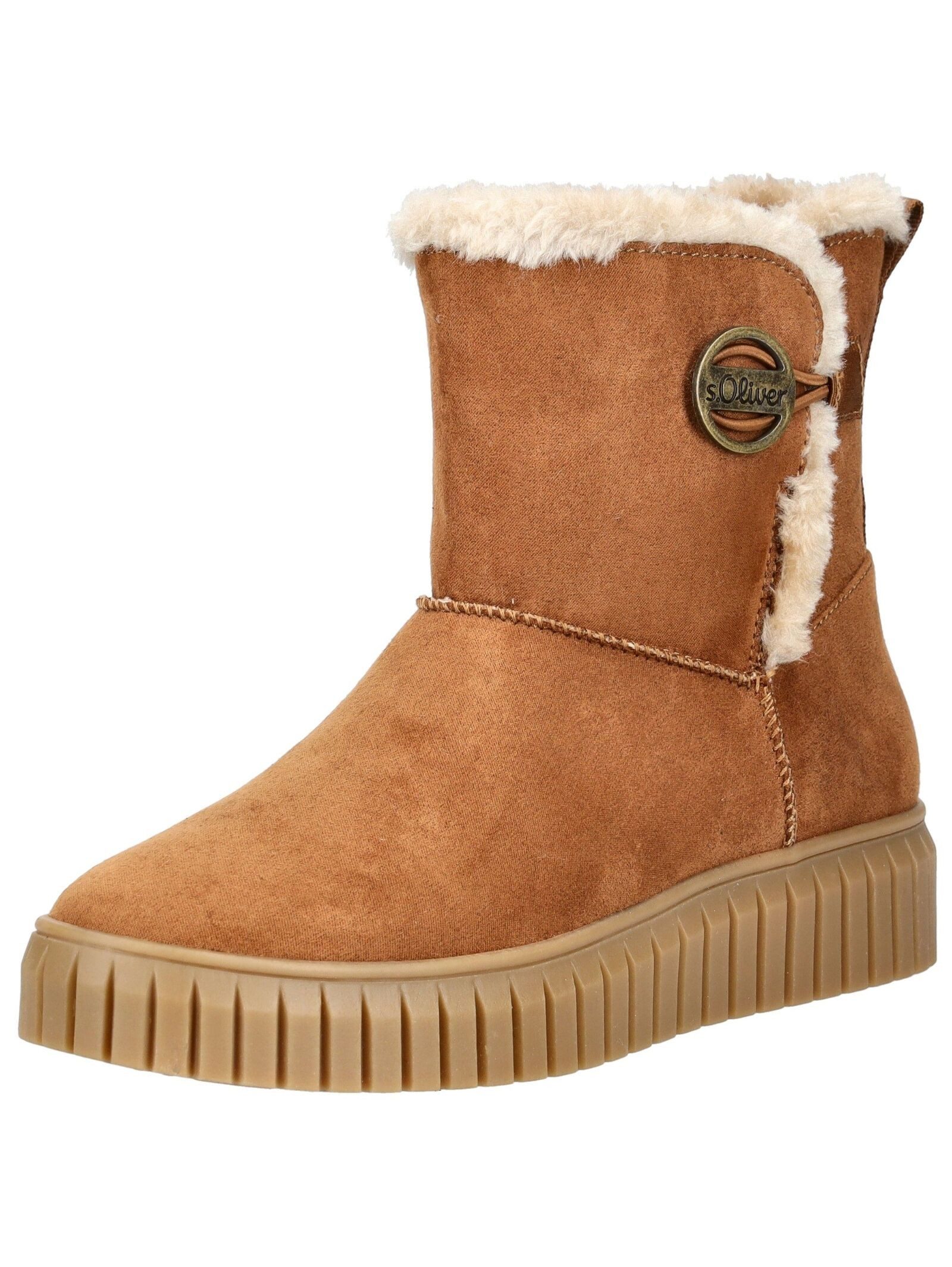 s.Oliver s.Oliver Stiefelette Lederimitat/Textil Stiefelette