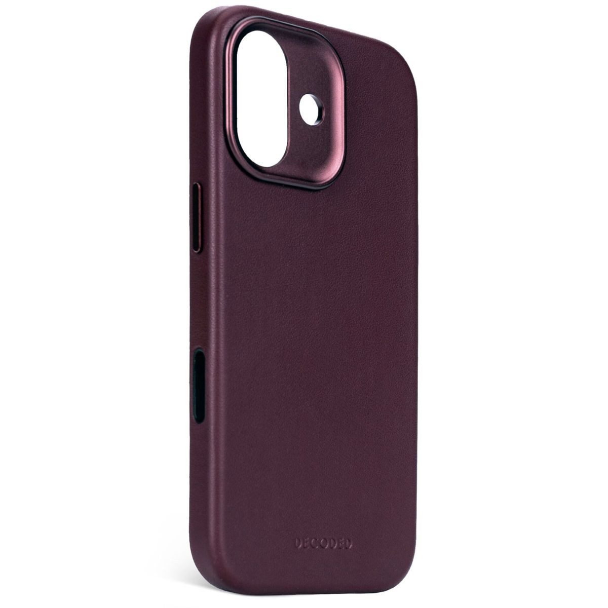 DECODED Smartphone-Hülle Leather Backcover iPhone 17 Dark Ruby