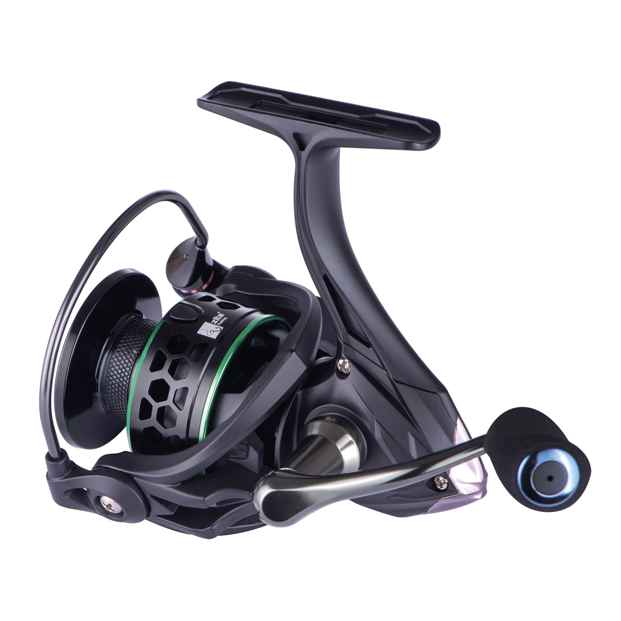 Zite Spinnrolle 3000 7+1 BB Barsch-, Zander- & Hechtrolle mit 2 Aluminiumspulen)