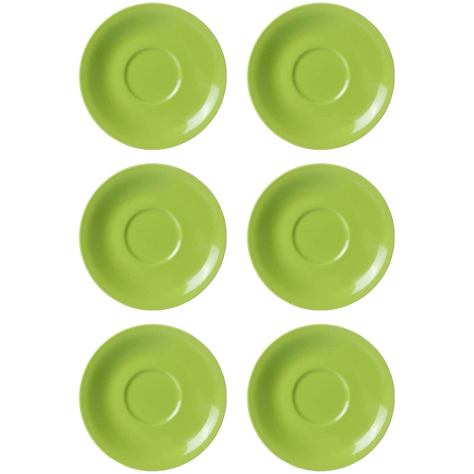 Ritzenhoff & Breker Untertasse Doppio Jumbountertassen ø 17 cm 6er Set, (6 St)