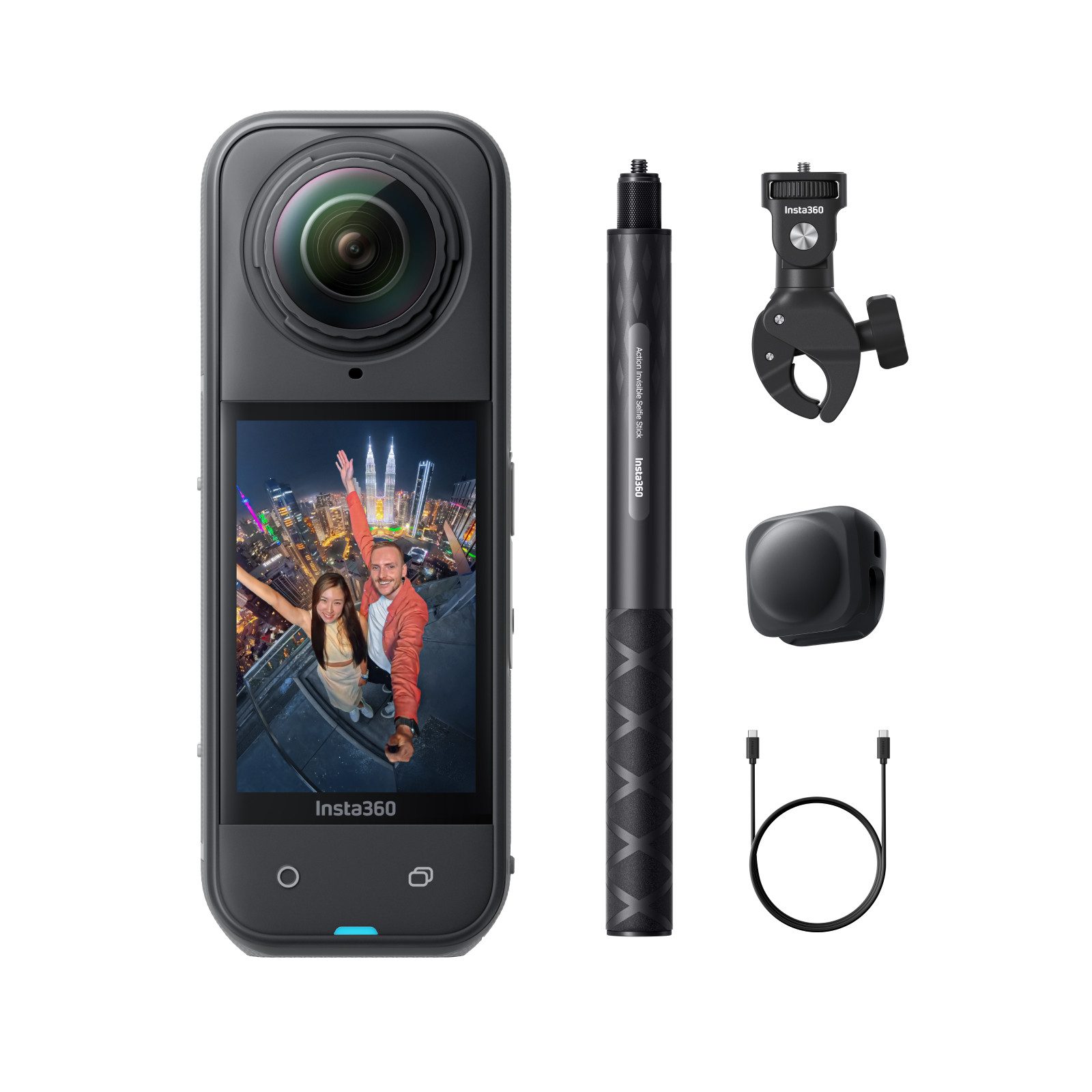 Insta360 Insta360 X5 - Wasserdichte 8K 360°-Kamera Action Cam (8K, Bluetooth, WLAN (Wi-Fi)