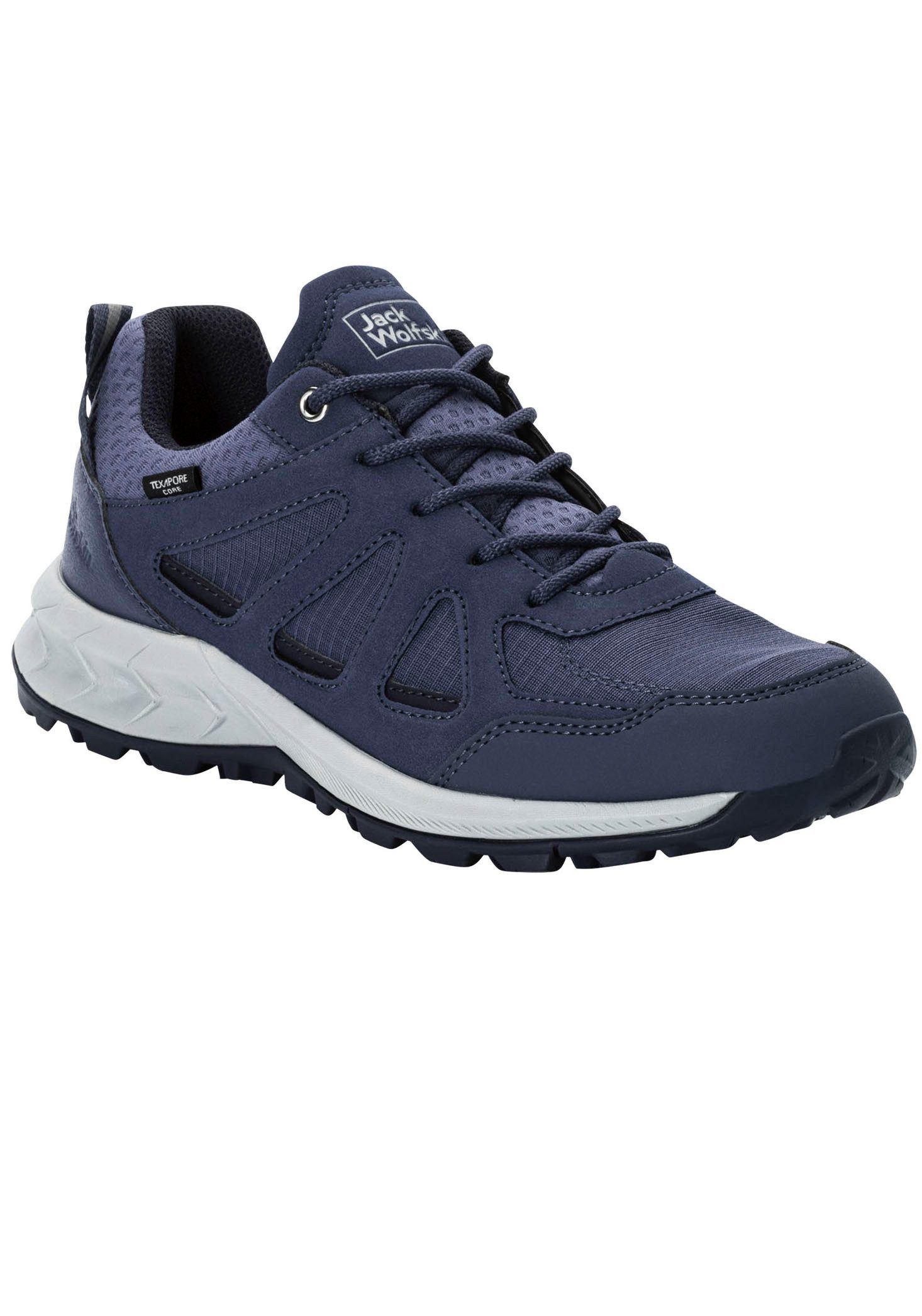 Jack Wolfskin WOODLAND 2 TEXAPORE LOW W Wanderschuh wasserdicht, Trekkingschuh