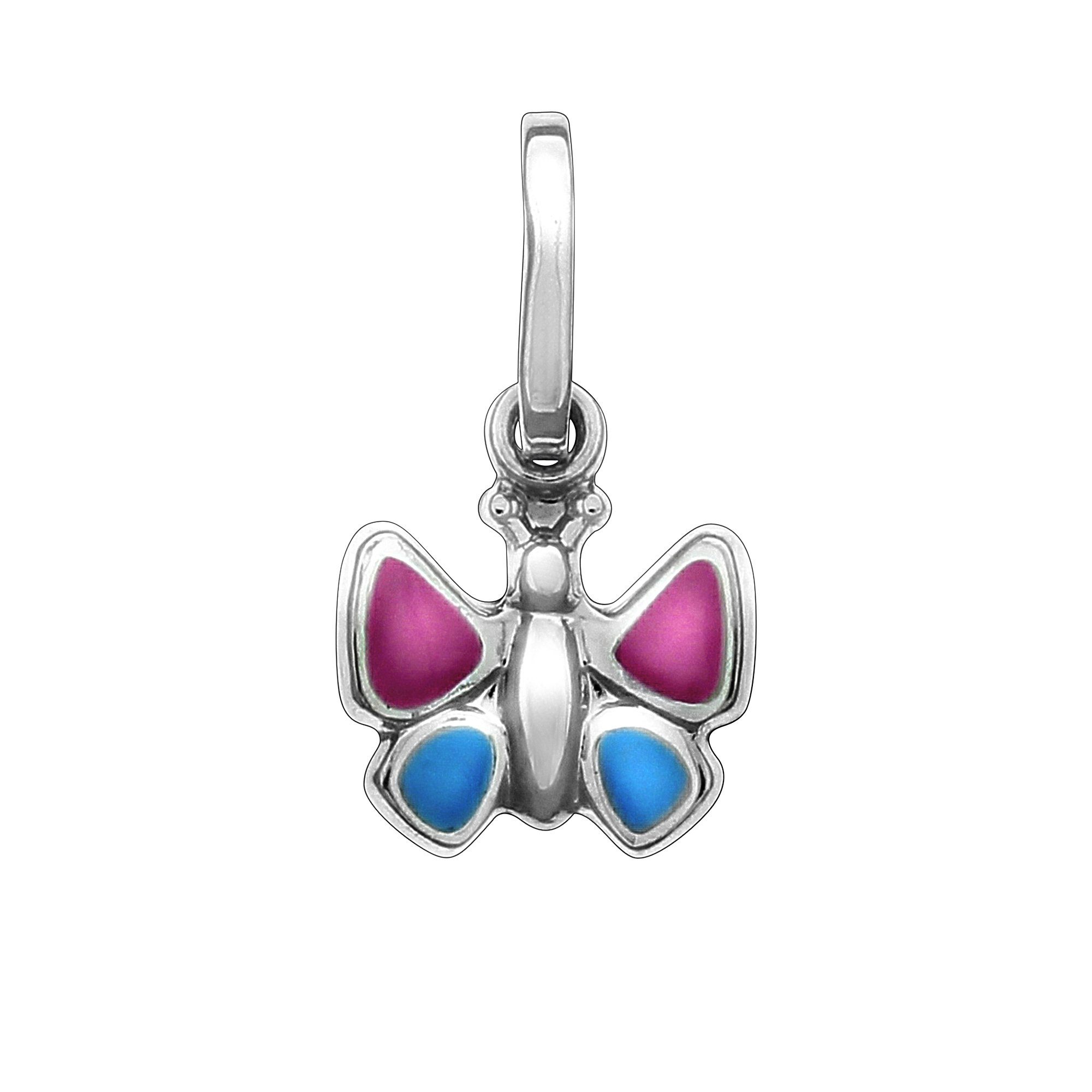 Vivance Kettenanhänger 925/- Sterling Silber Schmetterling, Niedlicher  Anhänger aus 925/- Sterling Silber