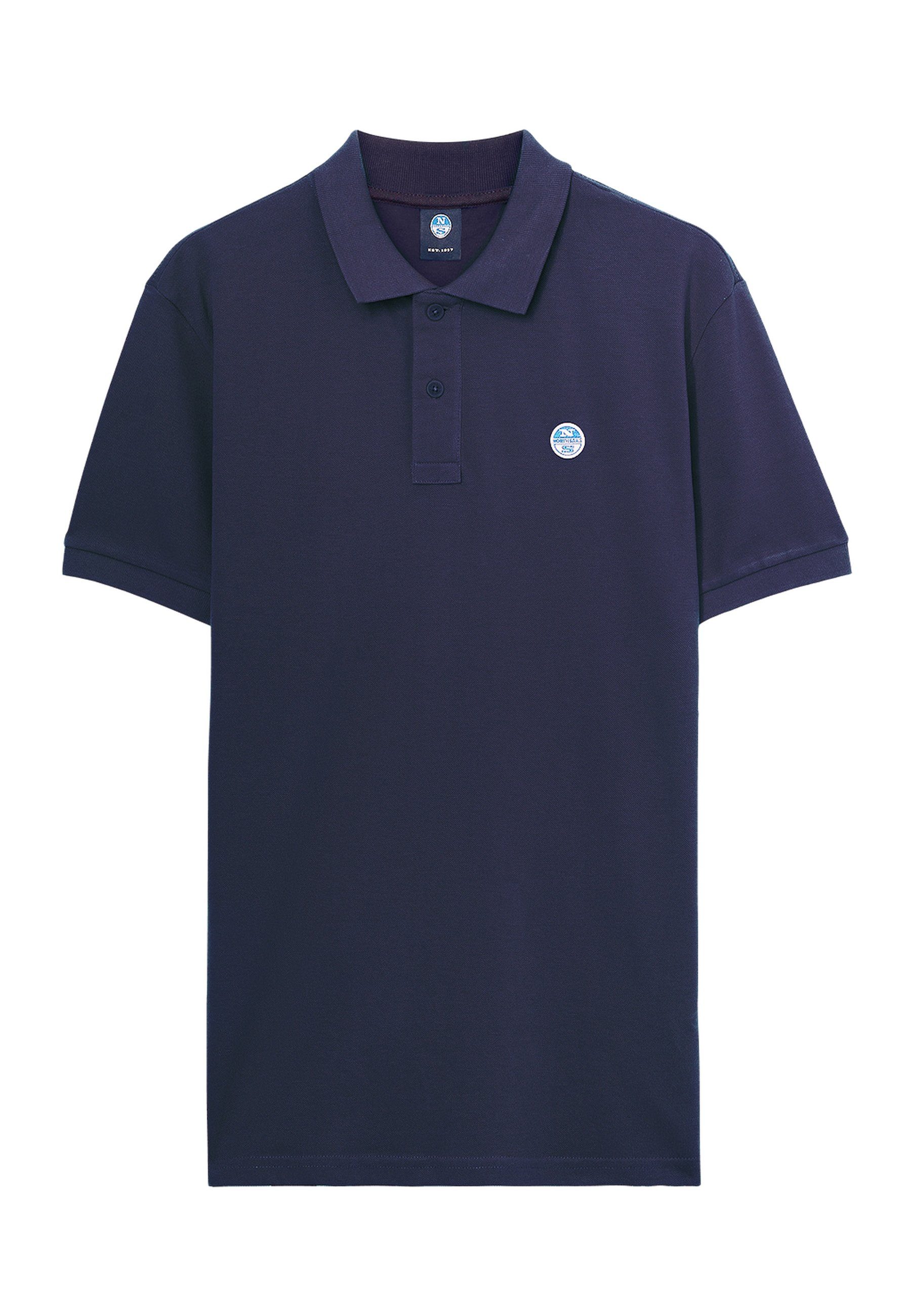 Poloshirt mit MARINEBLAU Poloshirt North Brustlogo Sails