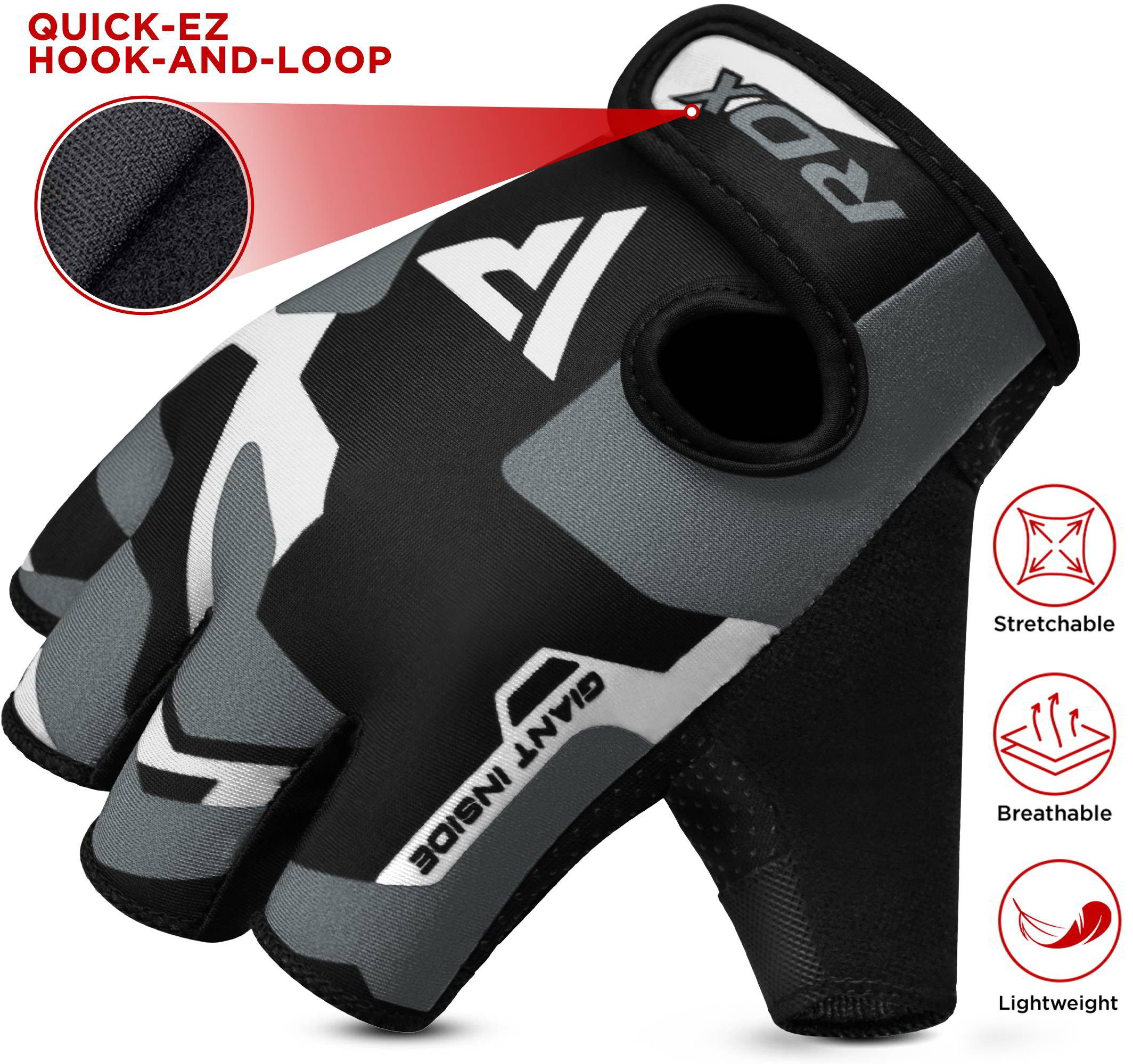 RDX Trainingshandschuhe RDX Fitness Handschuhe, Trainingshandschuhe, Workout Handgelenkschutz – Bild 5 von 5