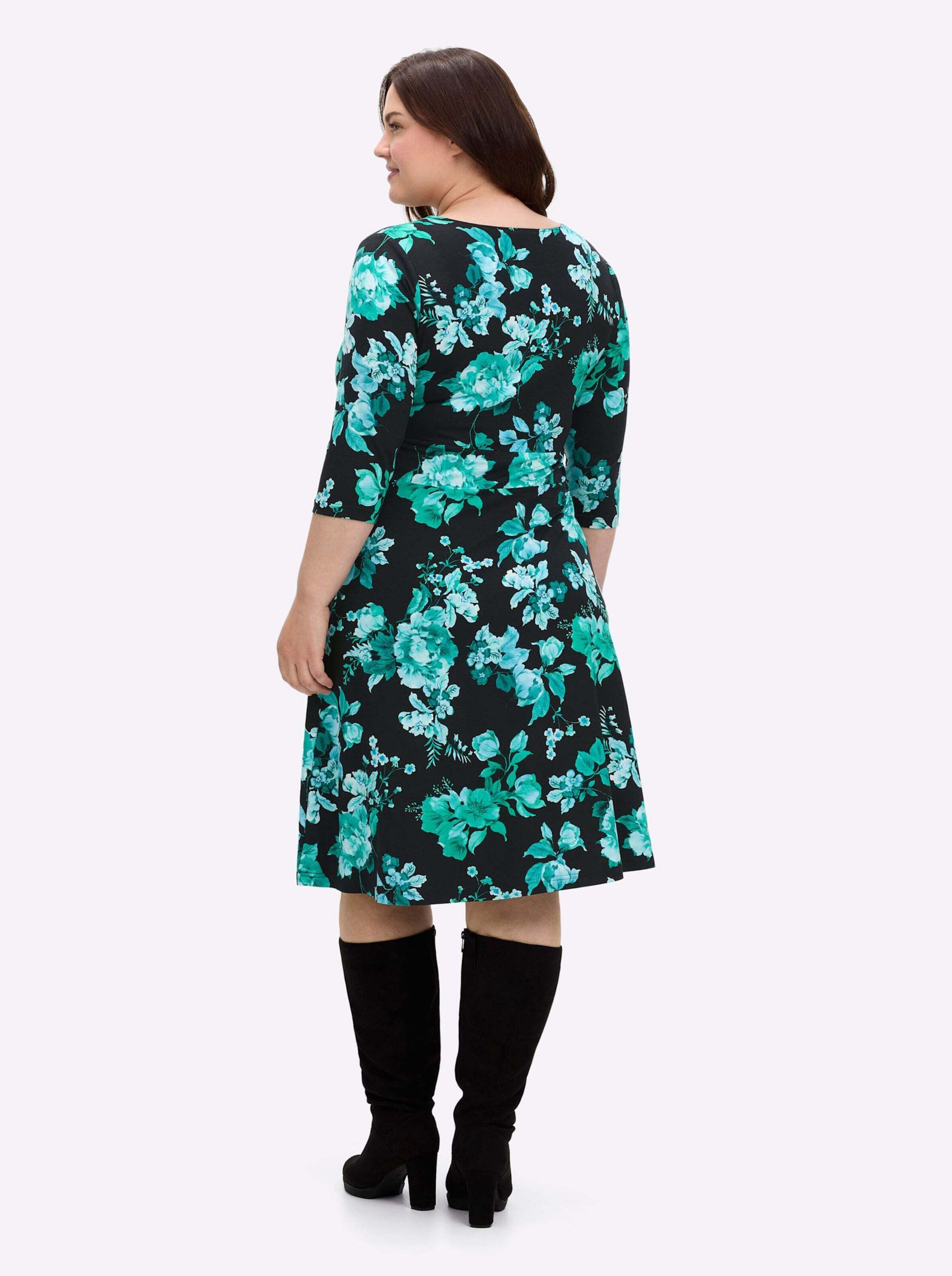 sheego by Joe Browns Jerseykleid Jersey-Kleid Kurzarm günstig online kaufen
