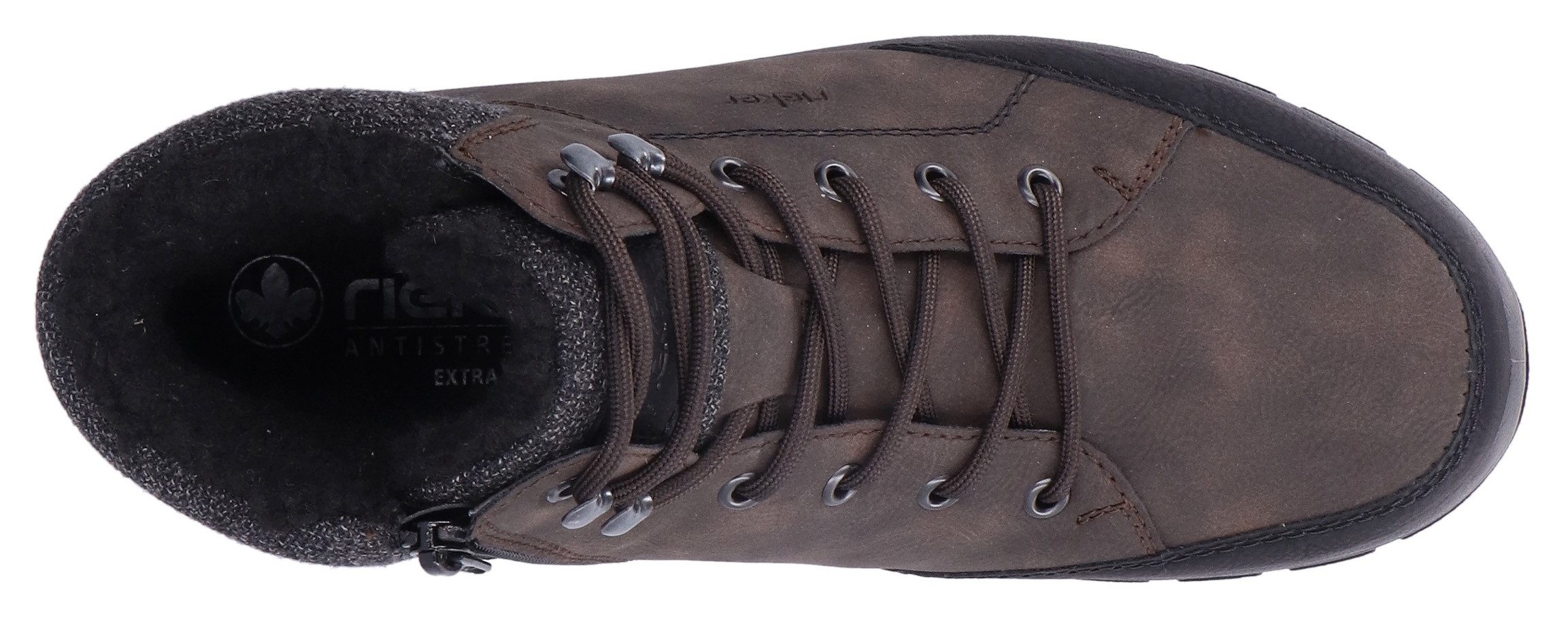 Rieker Winterboots, Schnürboots, Outdoorschuh mit praktischem Innenreißverschluss