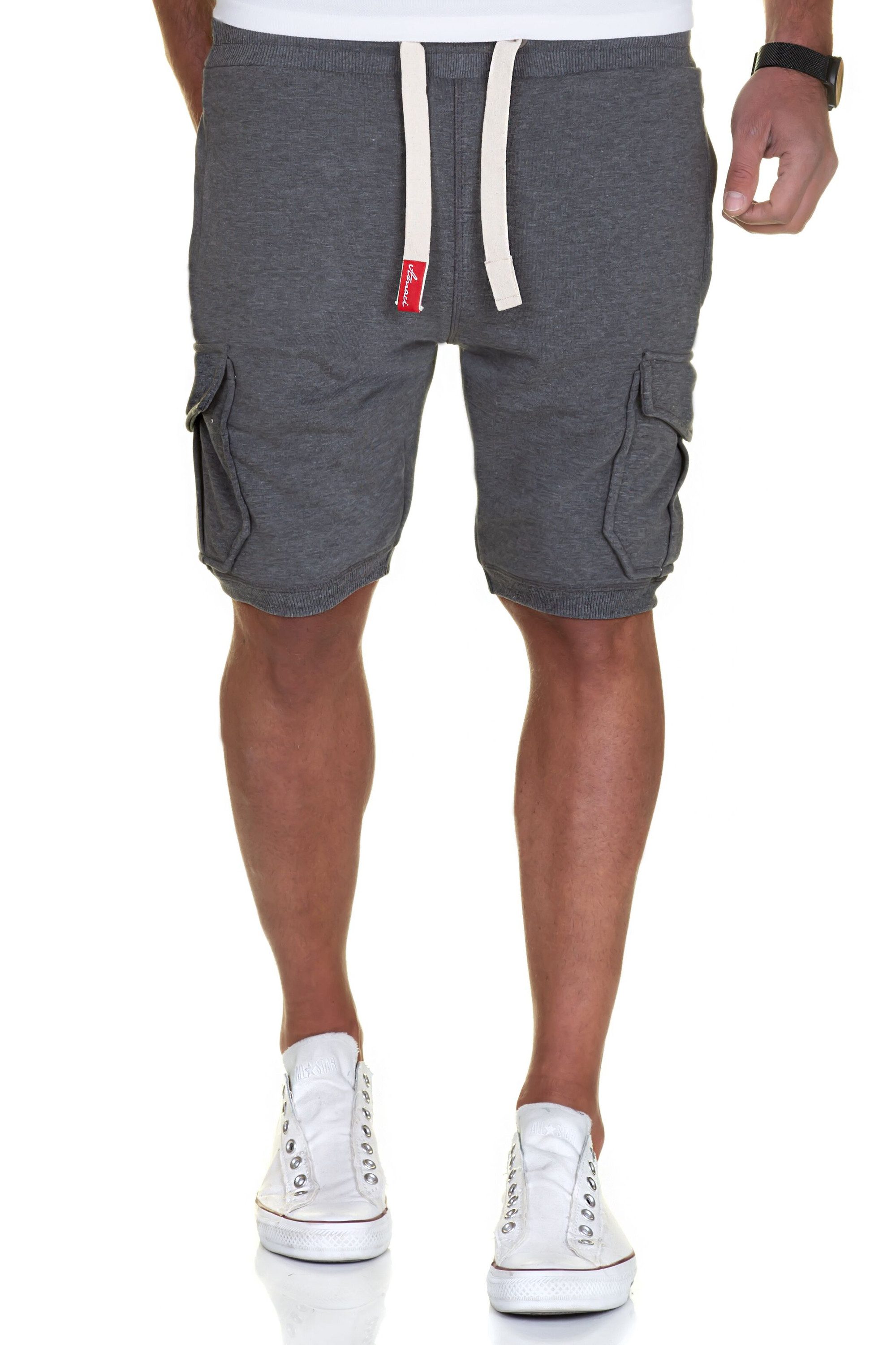 Amaci&Sons Sweatshorts ECORSE Sweathose Herren Bermuda Bequeme Kurze Männer Hose