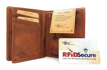 McLean Geldbörse Vintage, echt Leder, mit RFID Schutz, Volllederausstattung