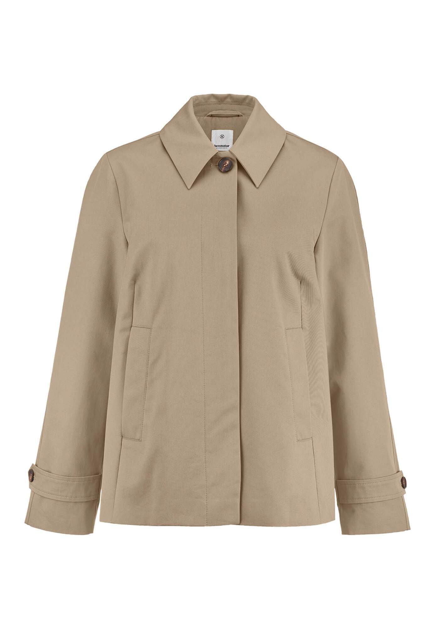 Hessnatur Outdoorjacke aus reiner Bio-Baumwolle (1-St)