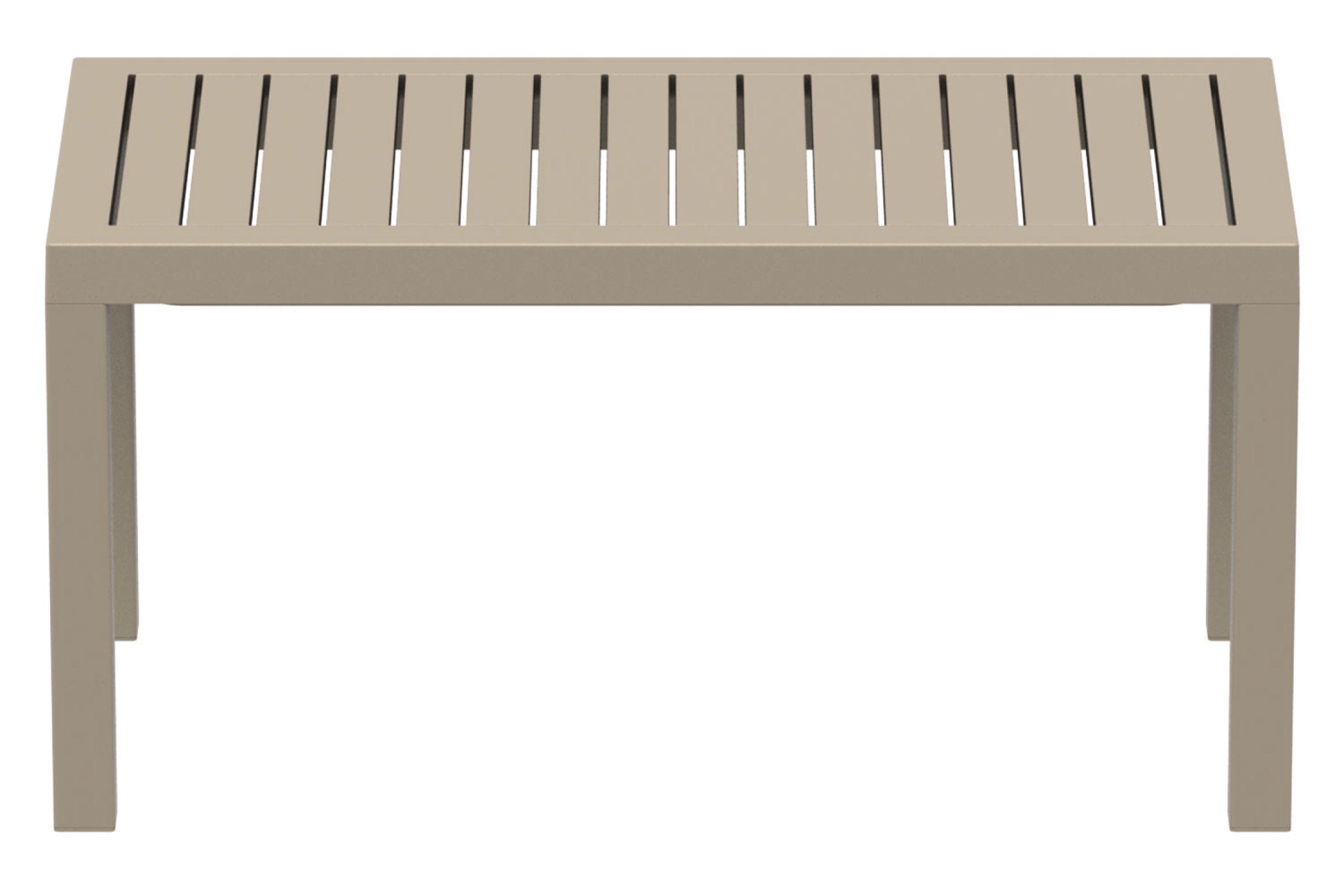 TPFGarden Gartentisch Ocra - Loungetisch (BxLxH): für Terrasse aus - aus Tisch 45cm Balkon, UV-beständigem Kunststoff, taupe (Hochwertiger 45 1-St., 90 Maße x Garten, Polymer-Glasfasern), Outdoor Farbe: Loungetisch x Stabiler