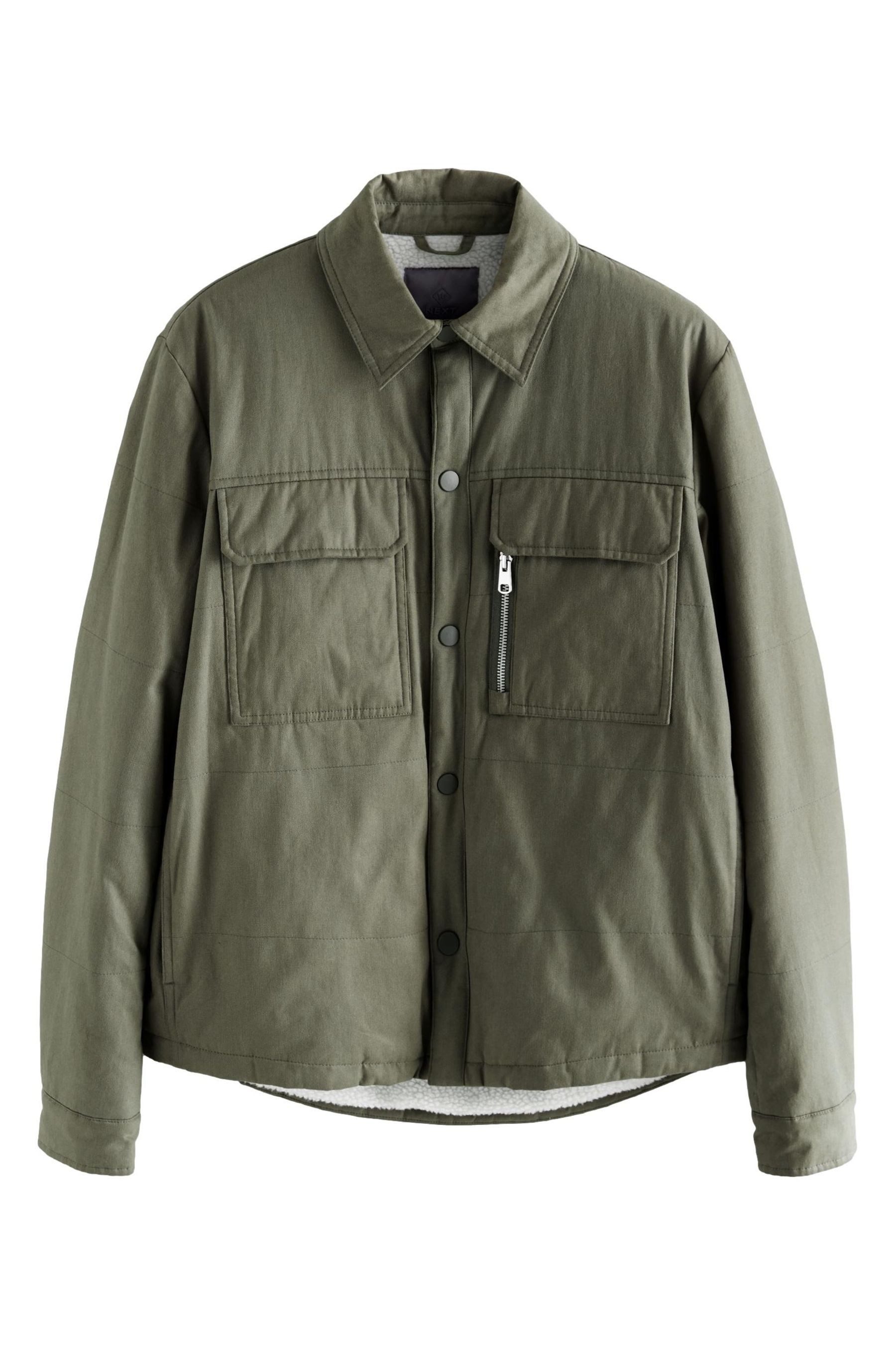 Hemdjacke Hemdjacke mit Kragen und Borg-Futter