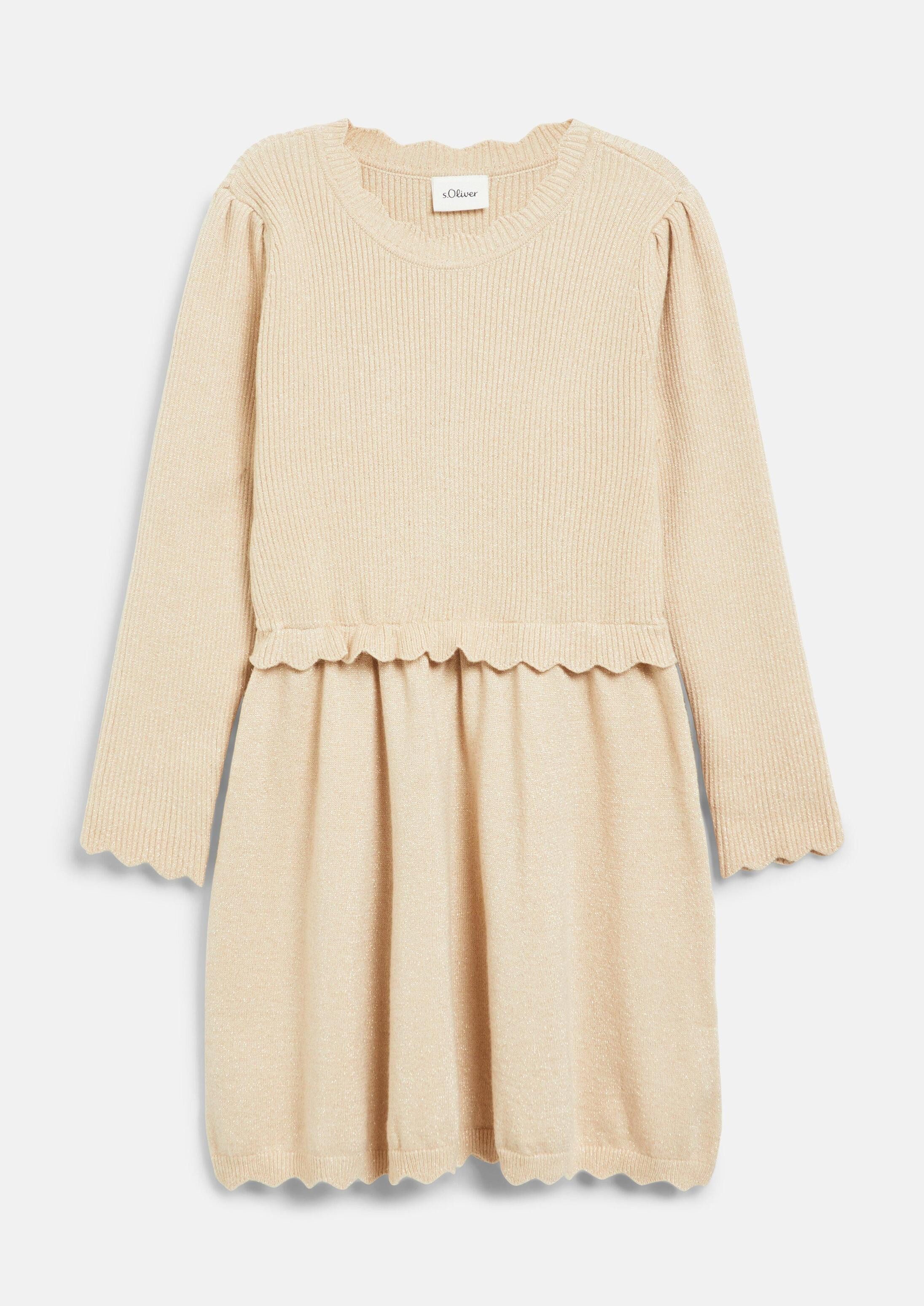 s.Oliver Minikleid Kleid Kurzes Kleid mit Glitzergarn