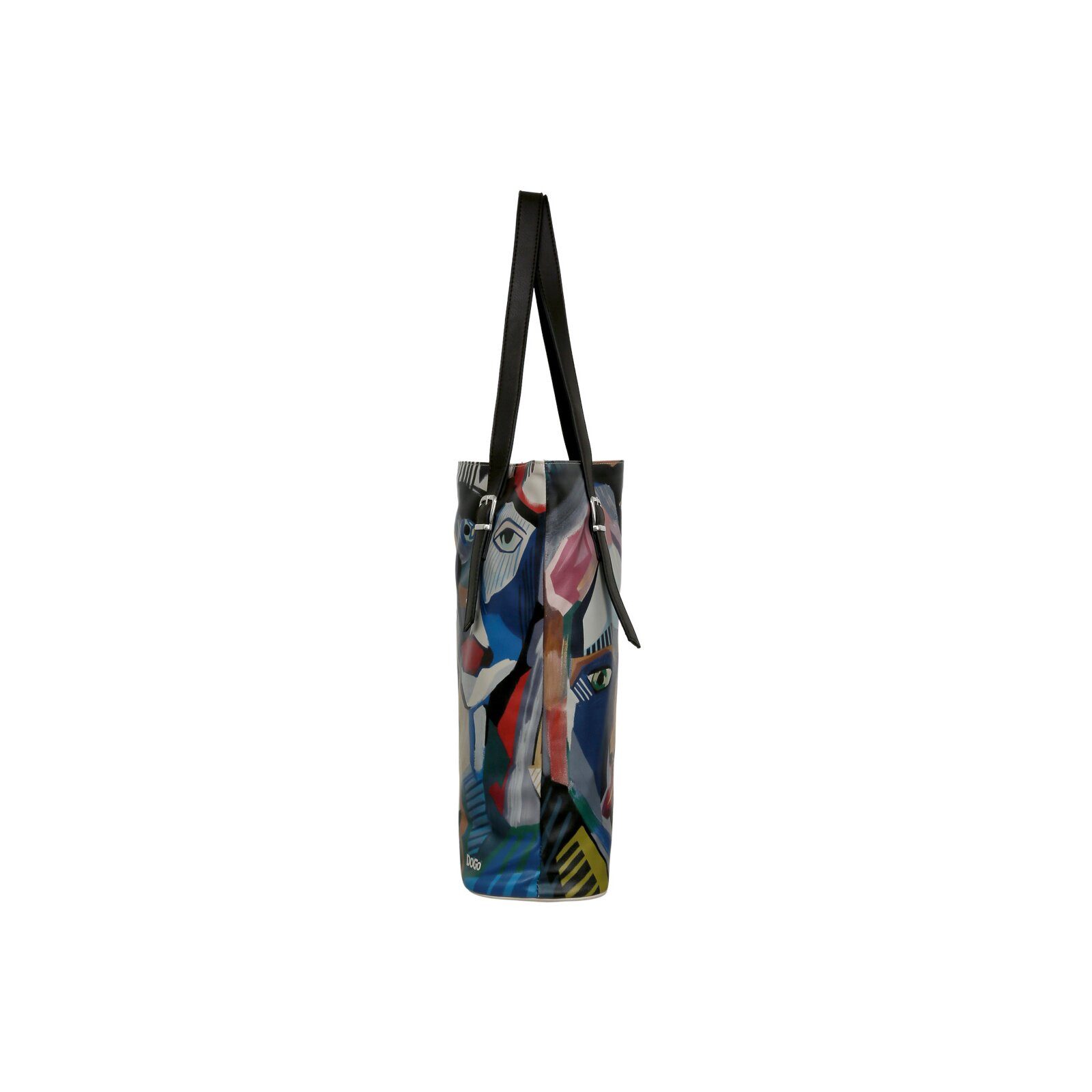 DOGO Umhängetasche Tall Bag Damen Schultertasche You Are Never Alone Damen, Handgefertigt
