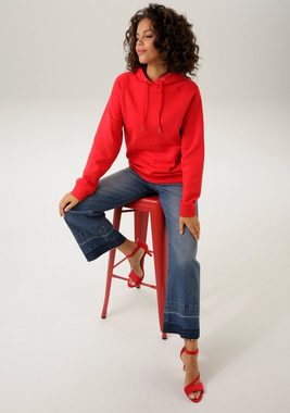 Aniston CASUAL Sweatshirt mit dekorativ besticktem Rücken - NEUE KOLLEKTION