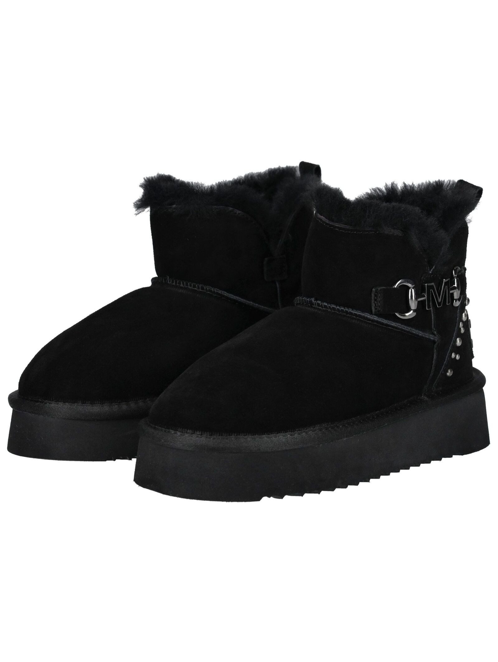 Mustang Shoes Mustang Shoes Stiefelette Veloursleder Plateaustiefelette