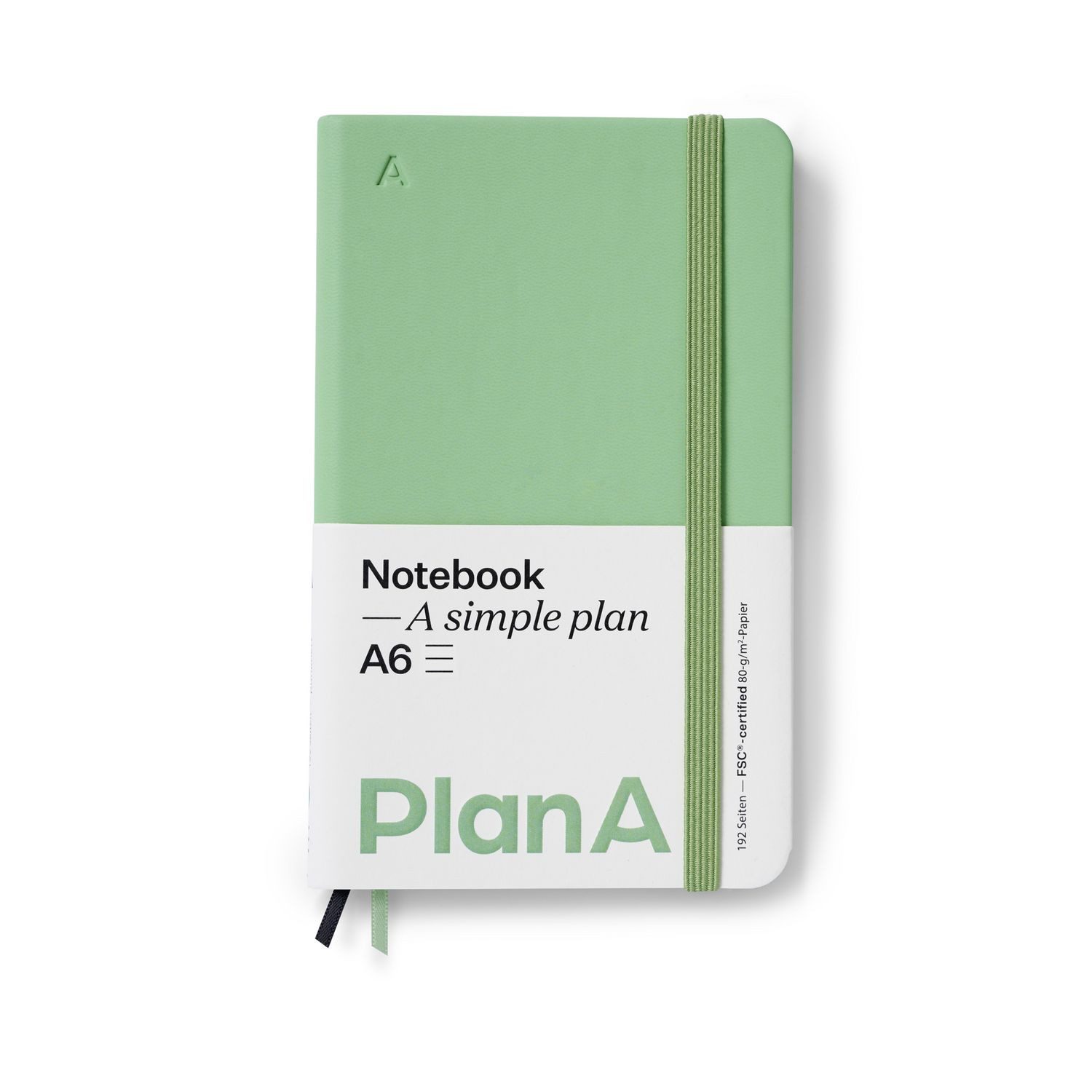 Notizbuch Notizbuch A6 Hardcover Liniert Sage Green