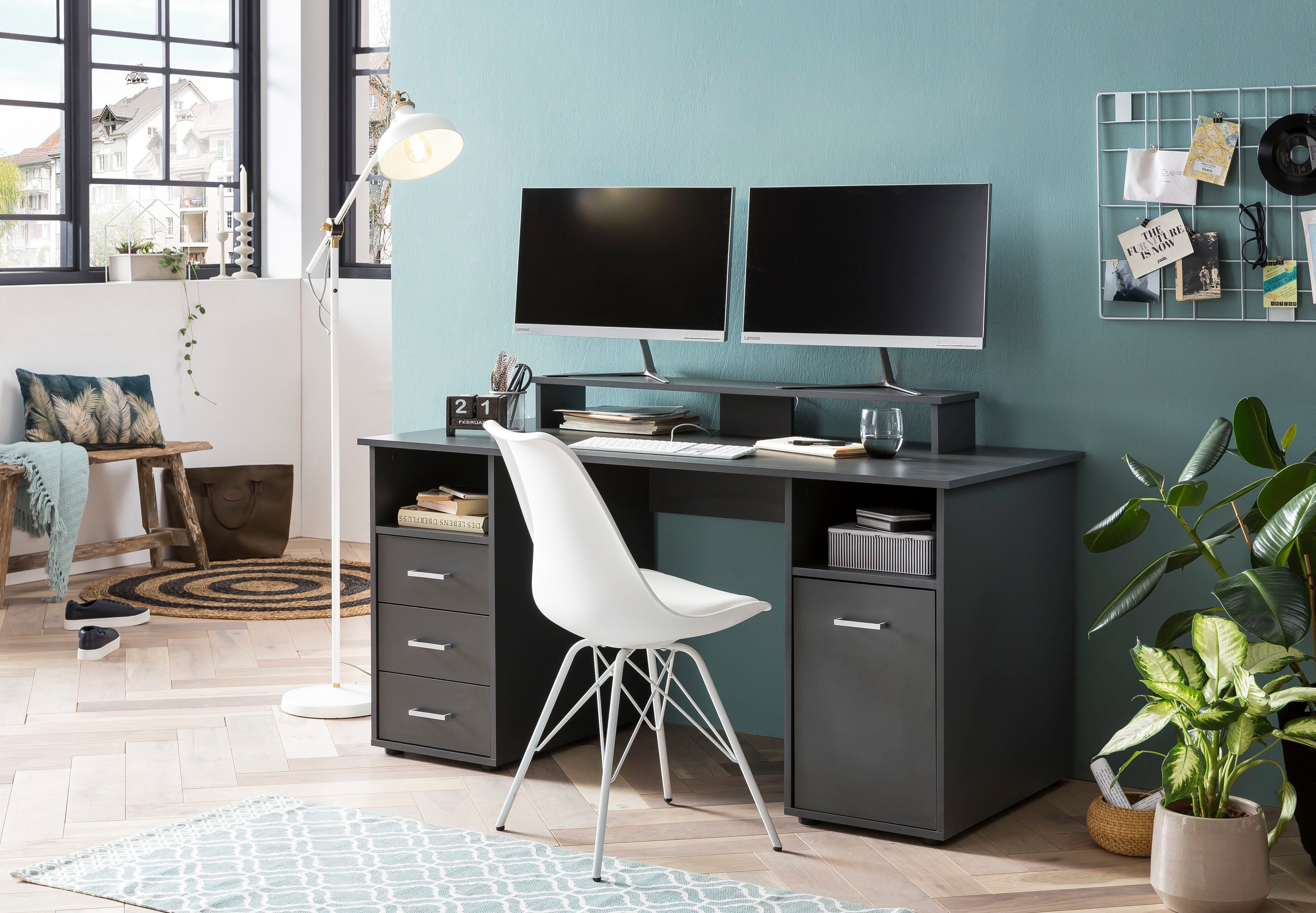 Schildmeyer Schreibtisch Baku, Breite 150 cm, Made in Germany günstig online kaufen