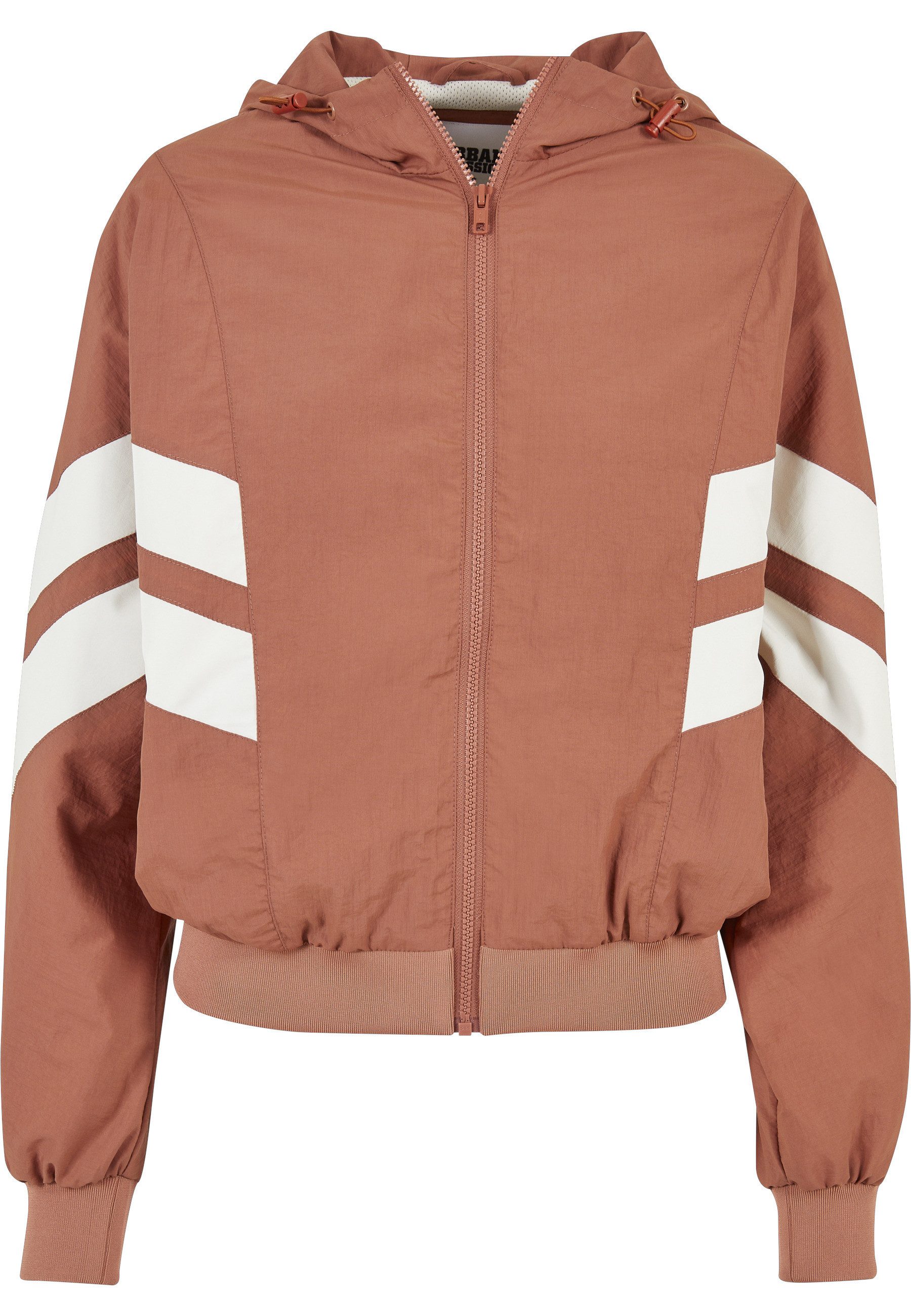 URBAN CLASSICS Langmantel Urban Classics Damen Ladies Crinkle Batwing Jacke günstig online kaufen