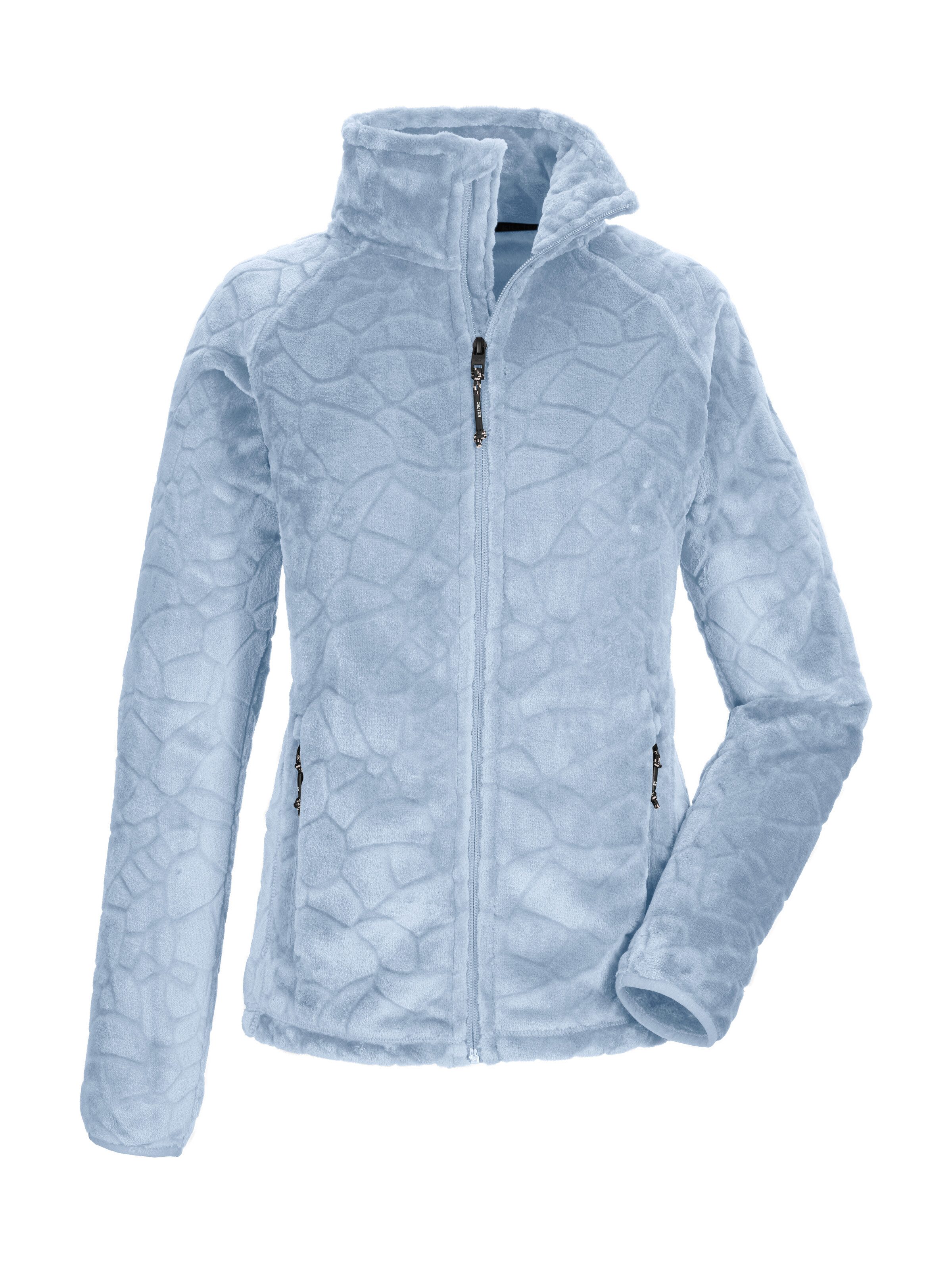 Killtec Fleecejacke KOW 56 WMN FLC JCKT Weiche Fleecejacke, verschließbare Taschen, Kinnschutz