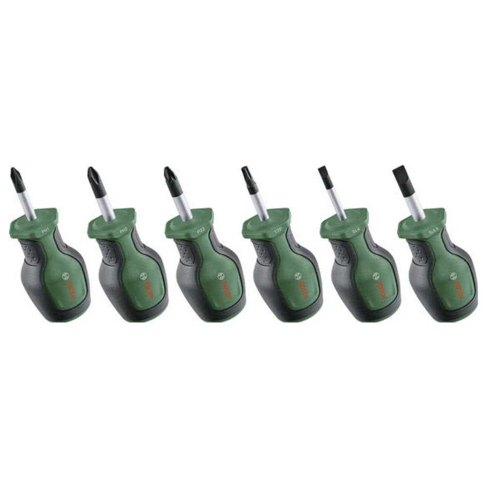 Bosch Home & Garden Schraubendreher Handwerkzeuge Schraubendreher-Set, kurz 6-tlg 1600A032UK