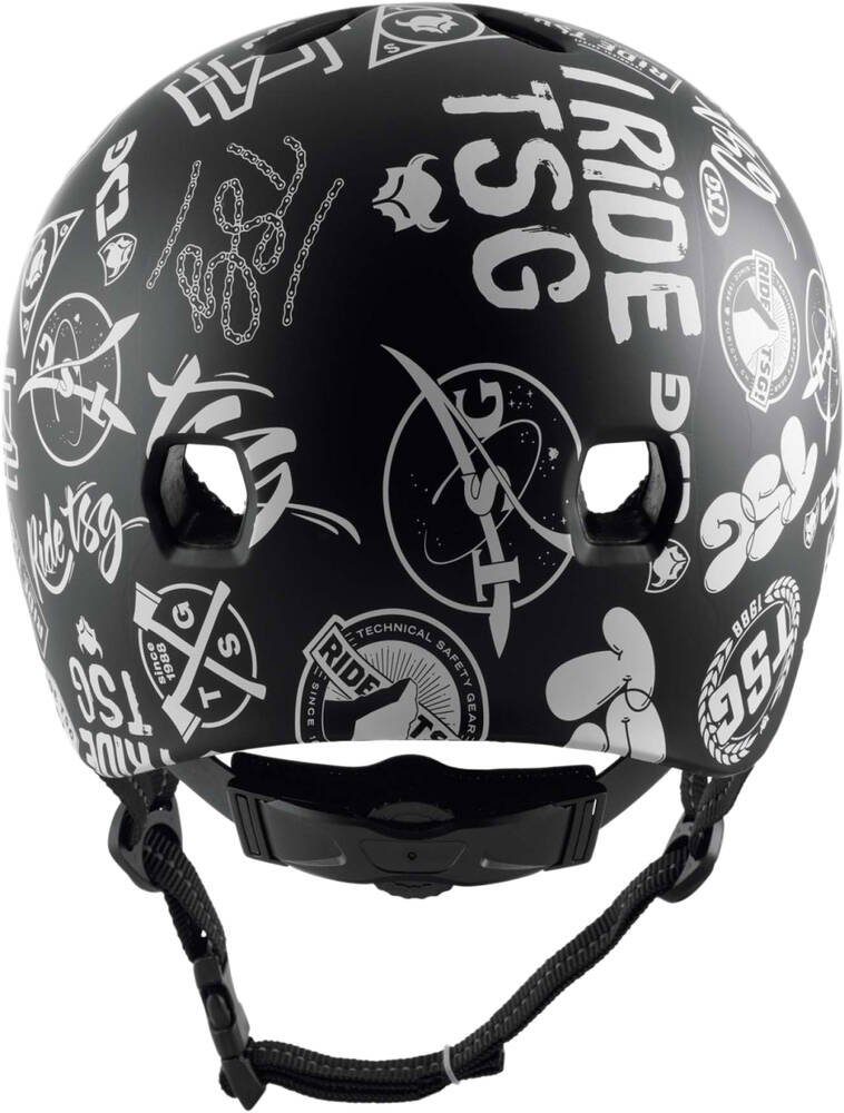 Protektoren-Set TSG Meta Helm Graphic Design Sticky Stunt-scooter Skate Helm schwarz