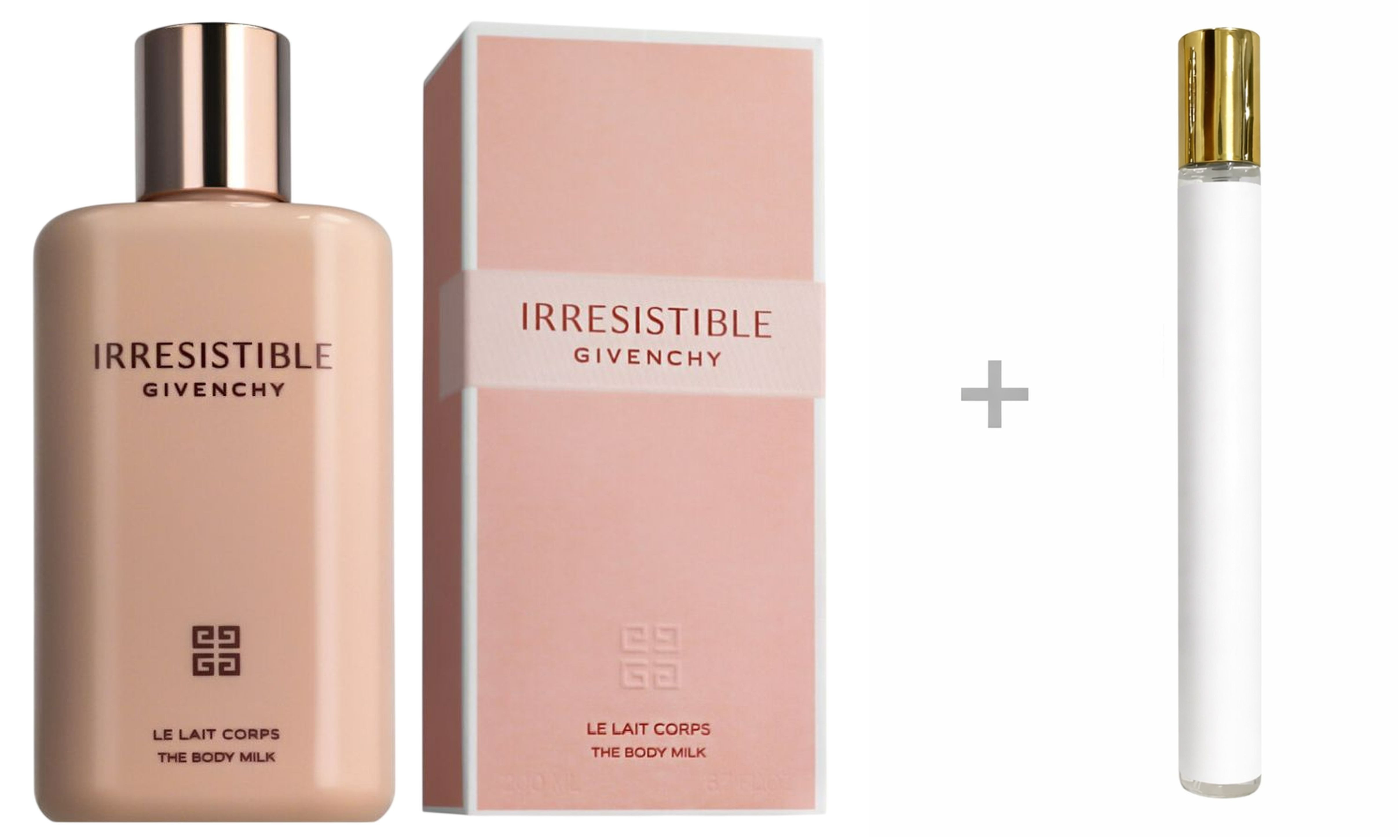 GIVENCHY Pflege-Set Irresistible Body Milk Damen Körperlotion + Reiseduft, GIVENCHY, Damenduft, Körperlotion