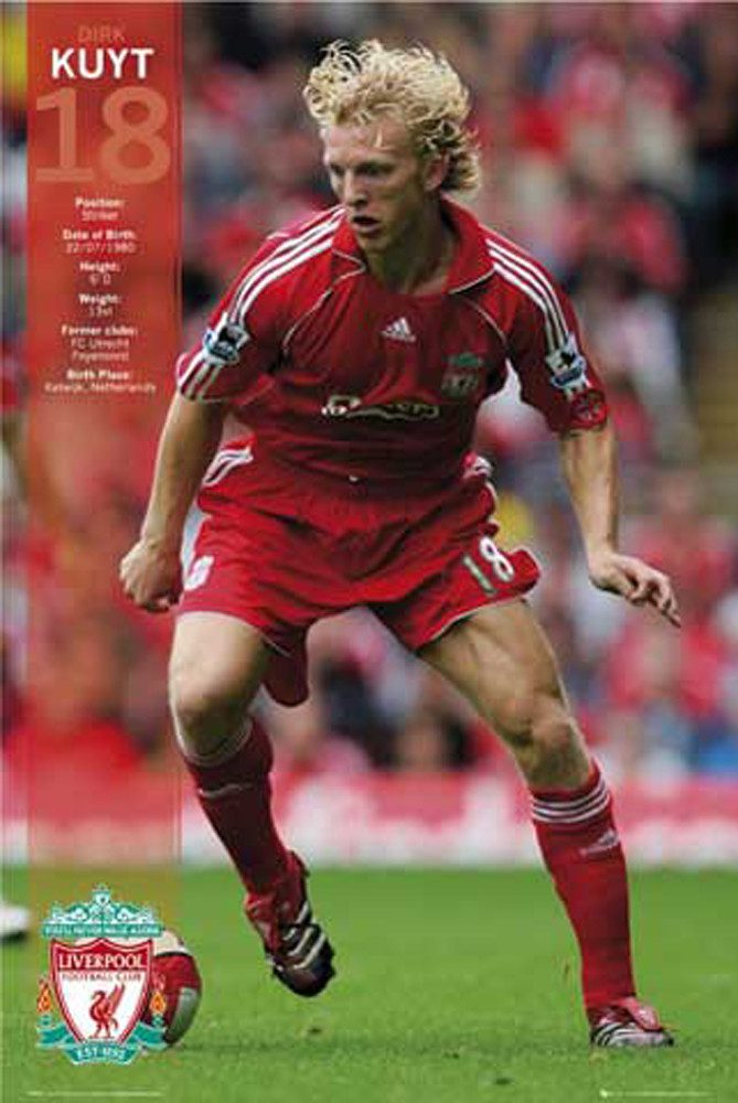 Poster Fußball - Poster - Liverpool, Kuyt