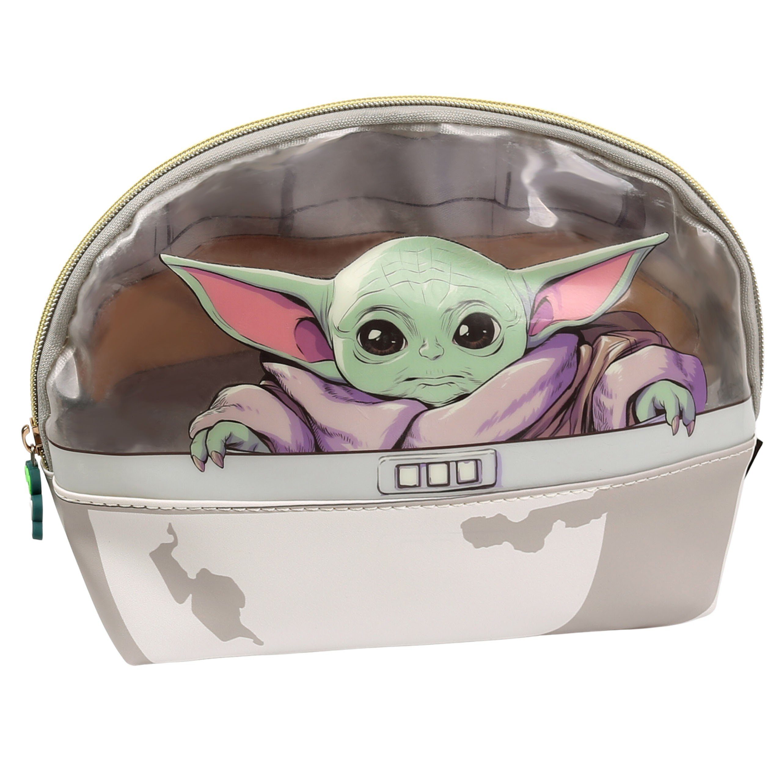 Star Wars Kulturbeutel Star Wars Baby Yoda - Beige, geräumige Reisekosmetiktasche