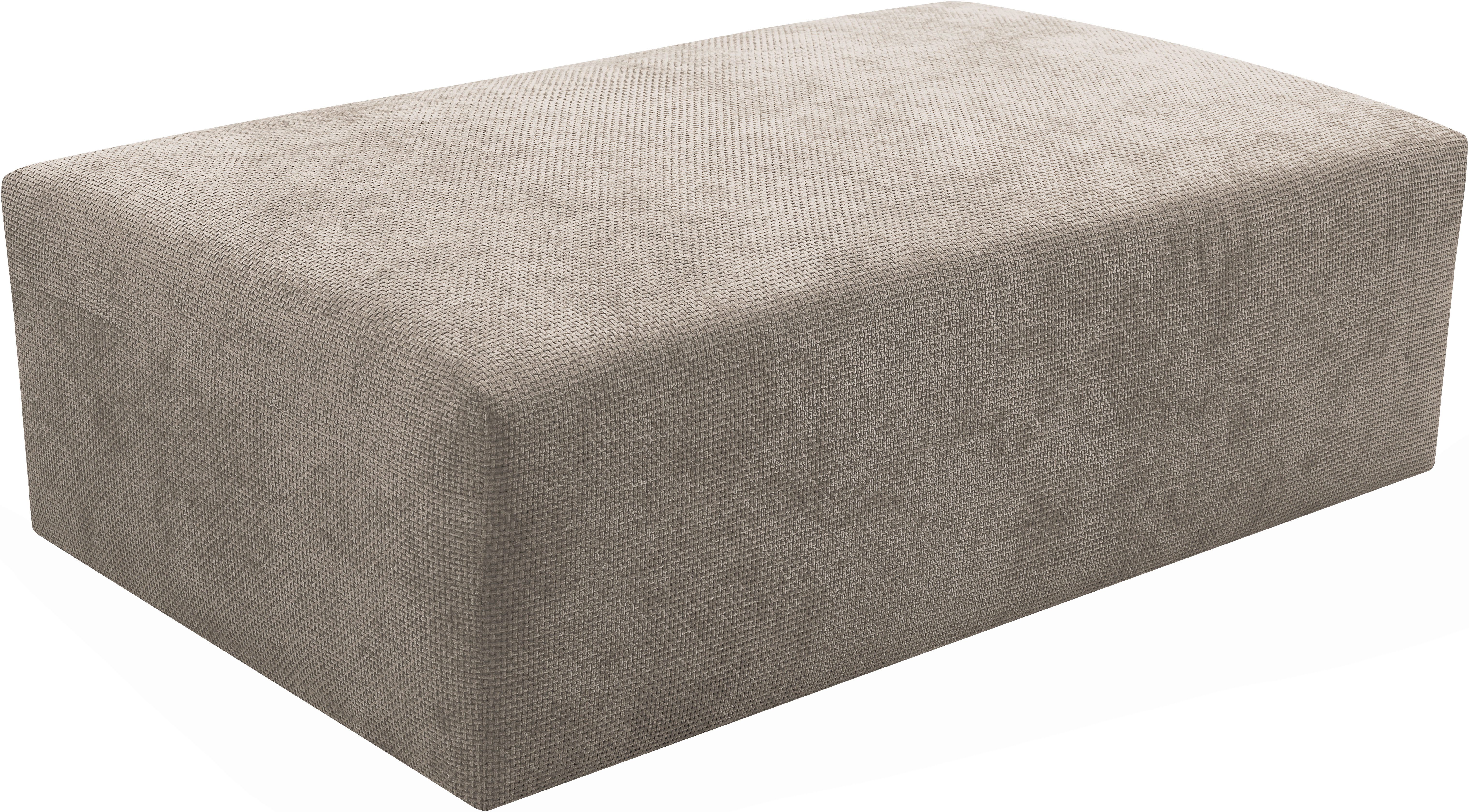 WERK2 Polsterhocker Zeus-XL, Curvy Trend Hocker mit urbaner Optik