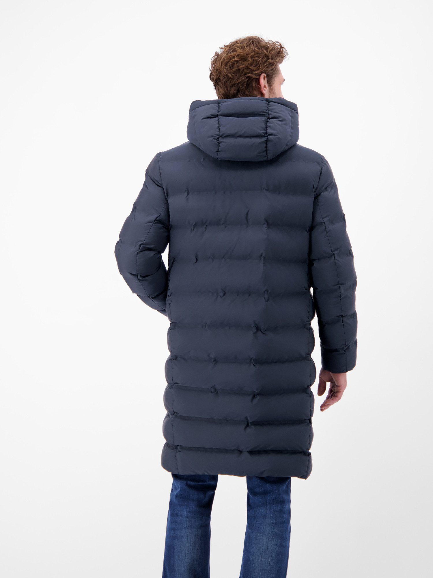 LERROS Wintermantel Herren Stepp-Parka mit abnehmbarer Kapuze