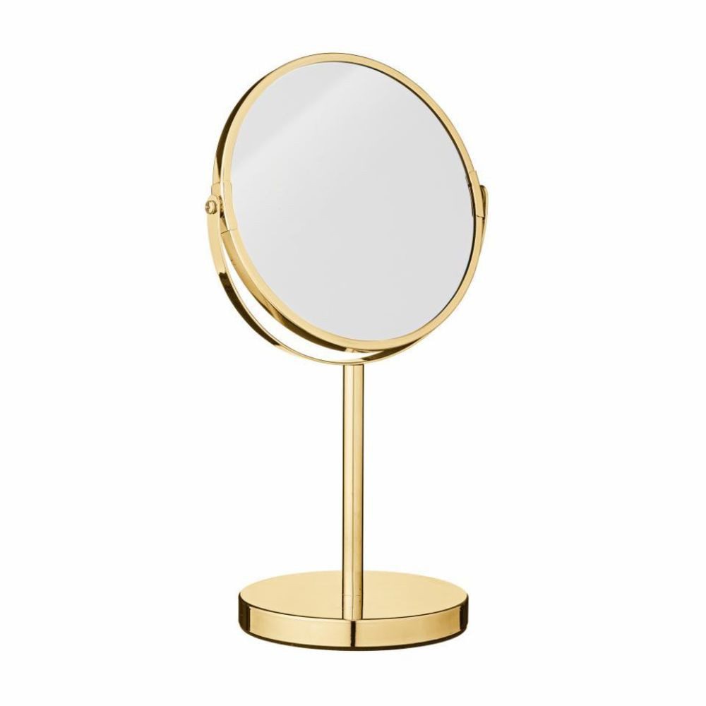Bloomingville Зеркало для макияжа Milde Spiegel, Gold Metal 20 x 35 cm Standpiegel
