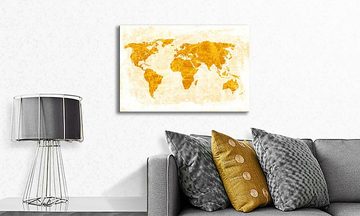 WandbilderXXL Leinwandbild Weltkarte Nr7, Weltkarte (1 St), Wandbild,in 6 Größen erhältlich