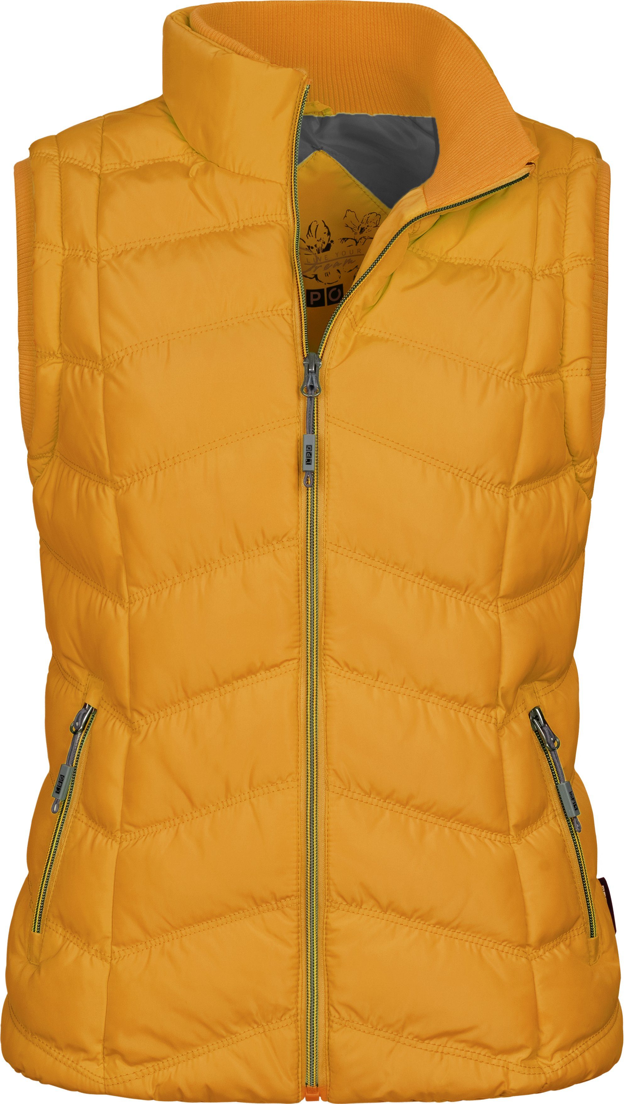 DEPROC Active Steppweste ELKLANDS II VEST WOMEN CS auch in Großen Größen erhältlich golden yellow